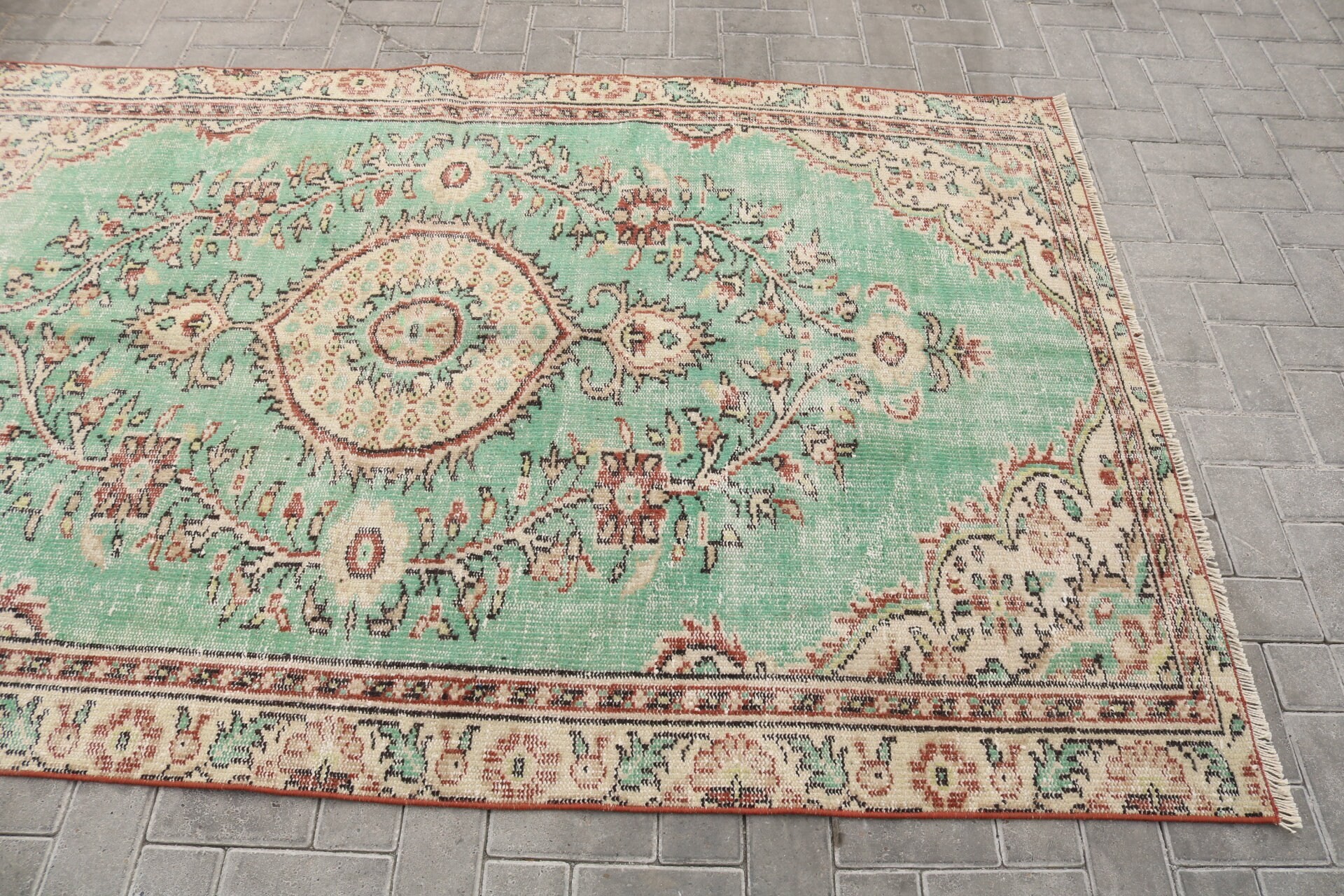 Living Room Rugs, 4.8x7.9 ft Area Rugs, Rugs for Bedroom, Ethnic Rug, Kitchen Rug, Moroccan Rug, Vintage Rugs, Turkish Rug, Dining Room Rug