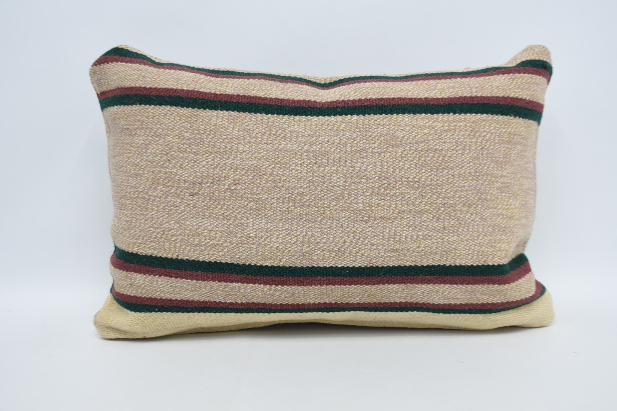 16"x24" Yellow Pillow, Turkish Pillow, Decorative Bolster Cushion Cover, Turkish Kilim Pillow, Nomadic Cushion, Antique Pillows