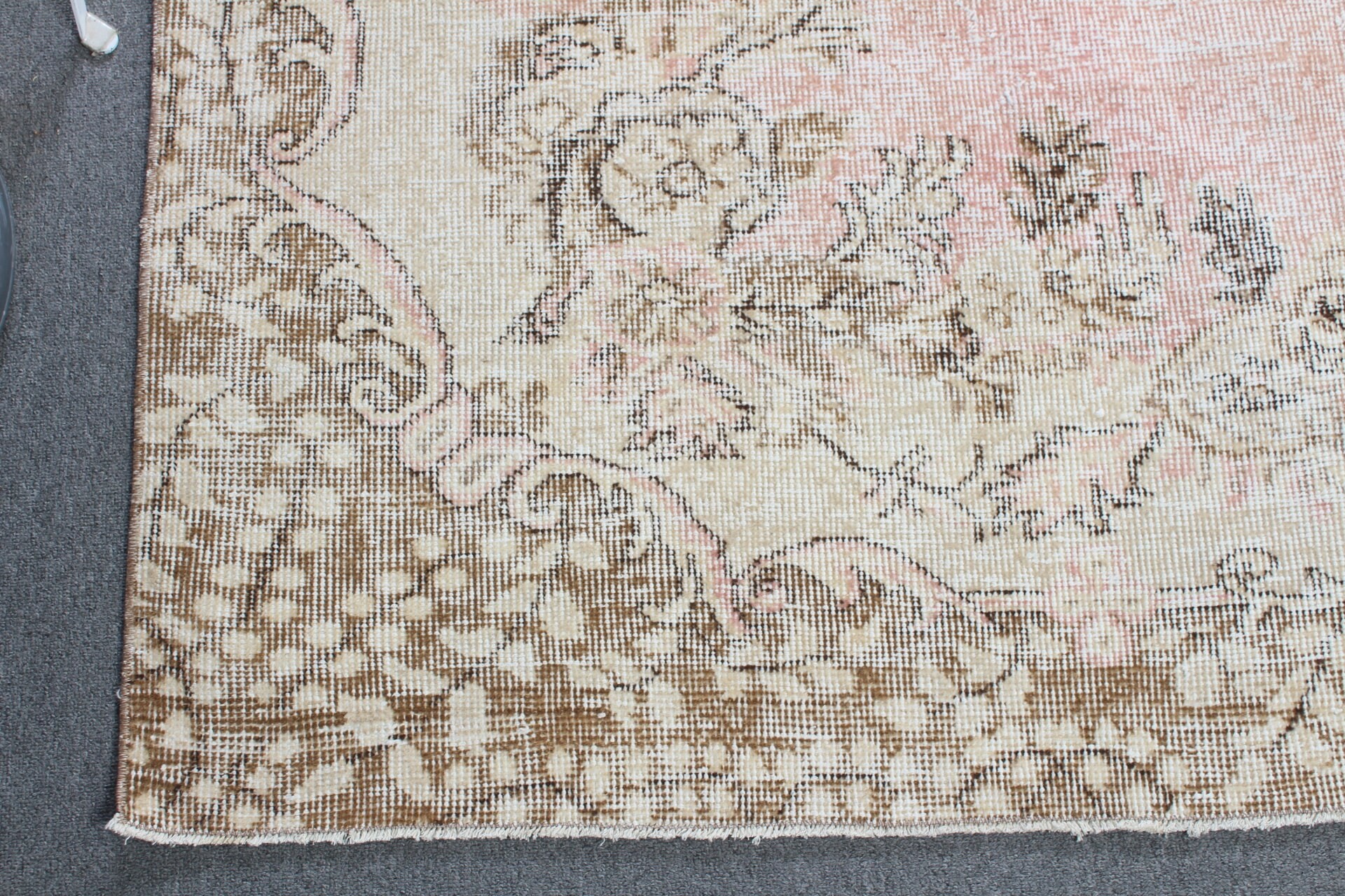 Rugs for Salon, Turkish Rug, Salon Rug, Living Room Rug, Antique Rug, Vintage Rug, Wool Rugs, Beige  5.5x9.2 ft Large Rugs