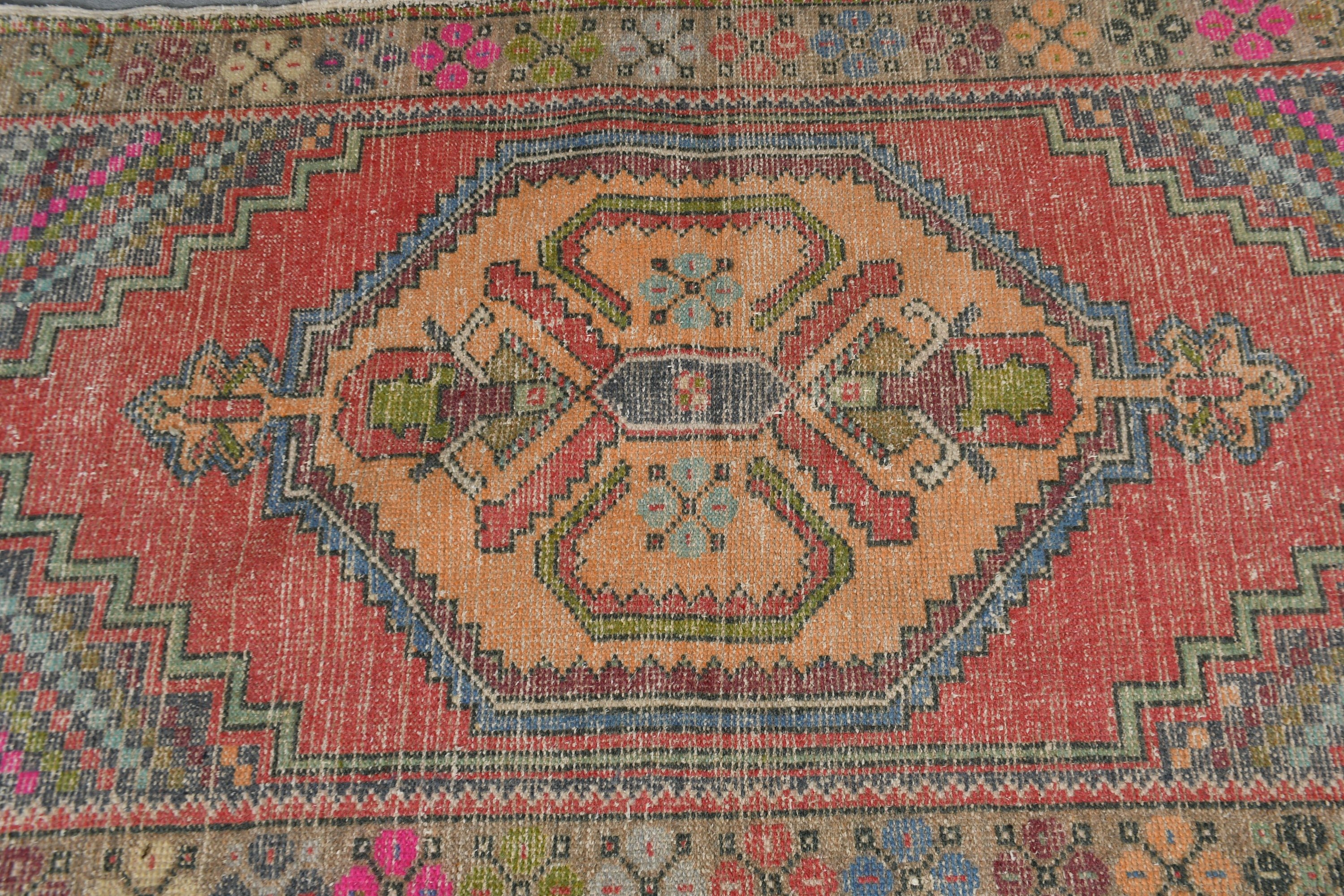 Giriş Halıları, Mutfak Halıları, Türk Halıları, Vintage Halı, Yatak Odası Halısı, Kırmızı Oushak Halısı, Harika Halılar, 3,6x6,5 ft Accent Halıları, Fas Halısı