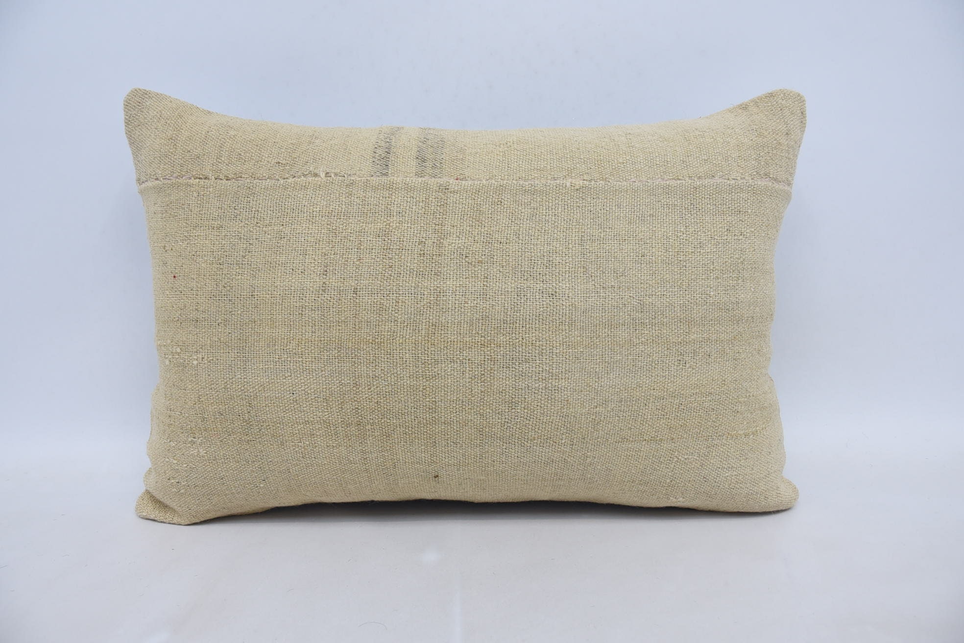 16"x24" Beige Cushion, Antique Pillows, Vintage Kilim Pillow, Wholesale Cushion Case, Kilim Pillow, Hippie Throw Cushion Cover