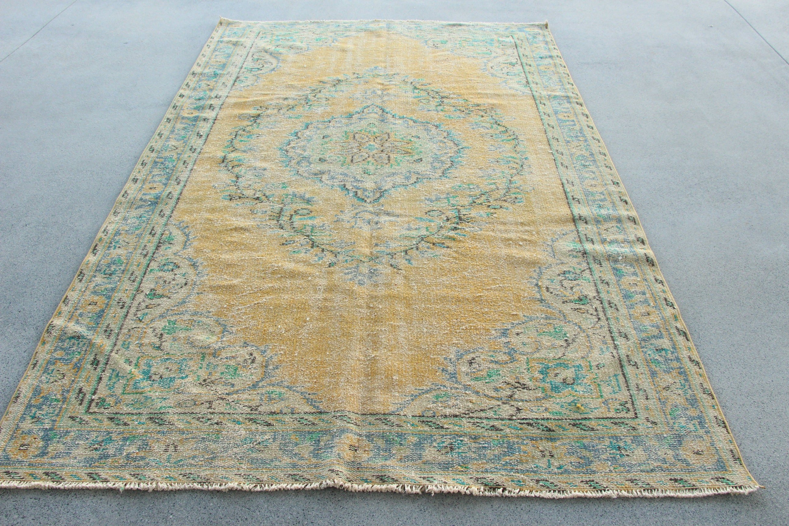 Yatak Odası Halıları, Büyük Vintage Halı, Vintage Halı, Türk Halıları, Ev Dekorasyonu Halısı, Turuncu Düz Dokuma Halıları, Salon Halıları, 5.6x8.7 ft Büyük Halı