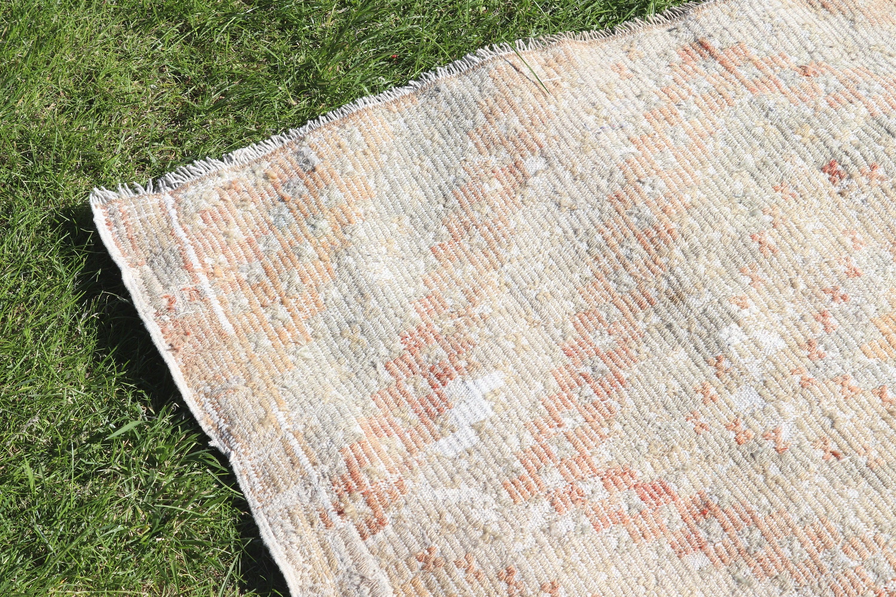 Vintage Rugs, Boho Area Rugs, Beige Bedroom Rugs, Turkish Rug, Luxury Rug, Neutral Rug, 3.8x8.1 ft Area Rug, Rugs for Floor, Modern Rug