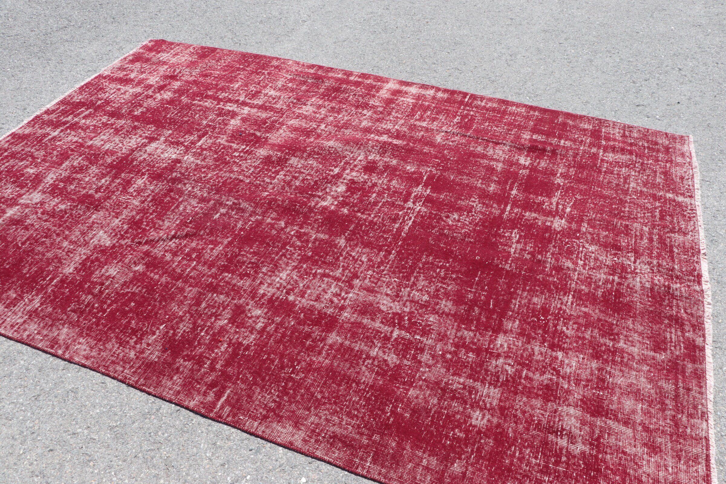 Turkish Rugs, Kitchen Rug, Red Antique Rugs, 6.1x9 ft Large Rugs, Dining Room Rug, Ethnic Rug, Living Room Rugs, Vintage Rugs, Oushak Rug