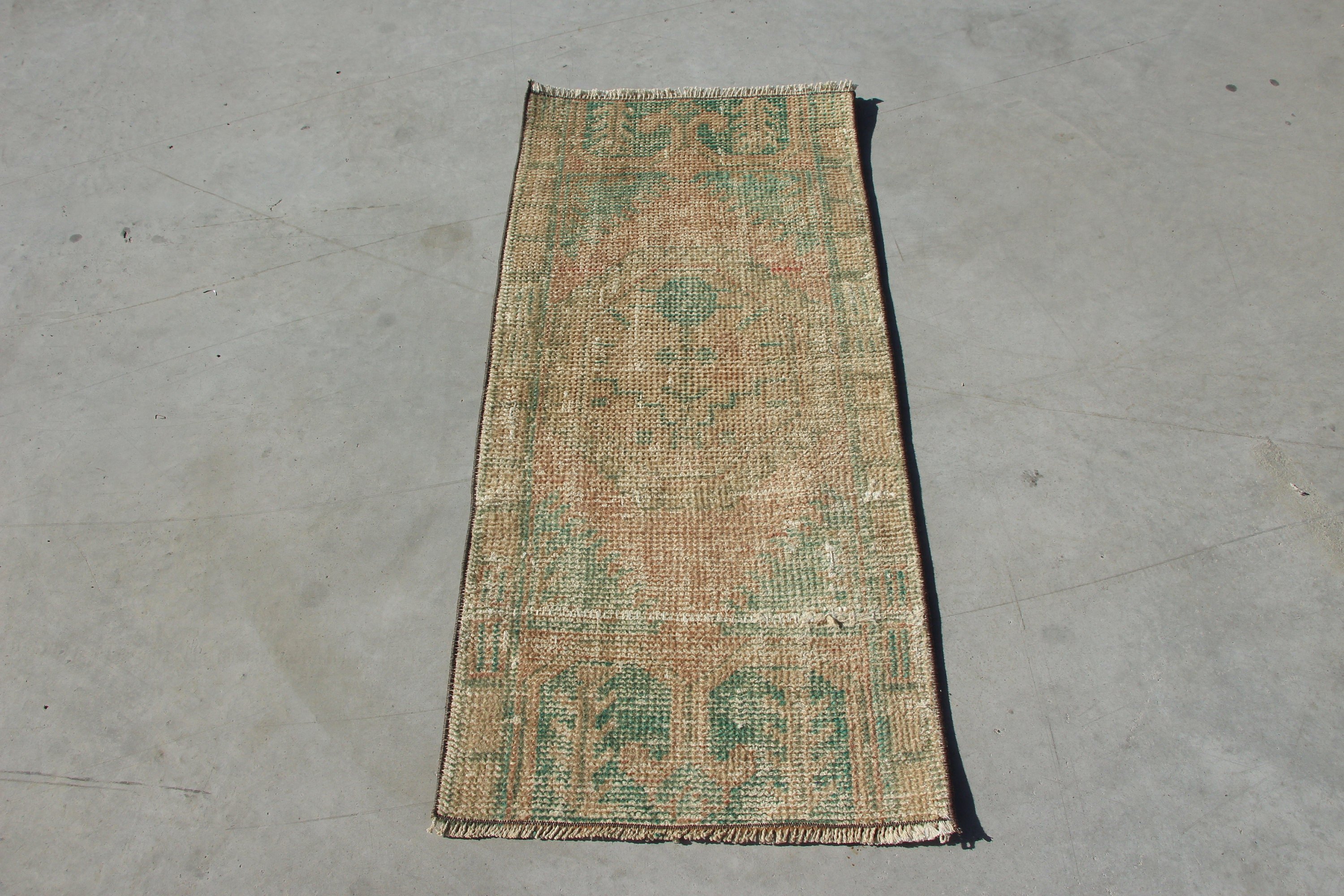 Yer Halısı, Oryantal Halı, 1.8x3.7 ft Küçük Halılar, Vintage Halı, Çocuk Odası Halısı, Ev Dekor Halısı, Yatak Odası Halıları, Turuncu Fas Halısı, Türk Halısı