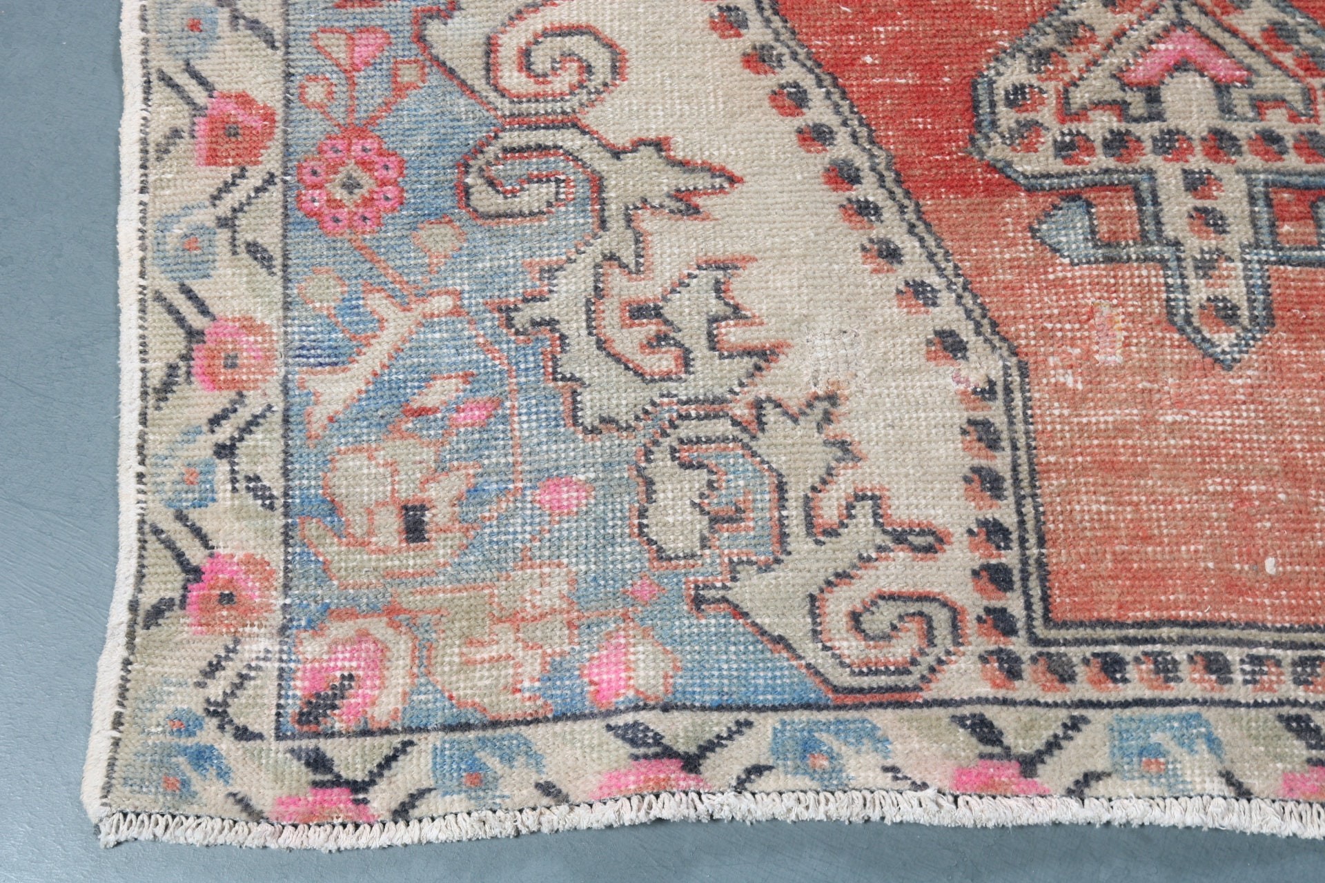 Kitchen Rugs, Farmhouse Decor Rug, 4.4x6.9 ft Area Rug, Bedroom Rug, Indoor Rug, Vintage Rug, Turkish Rug, Home Decor Rug, Rugs for Nursery