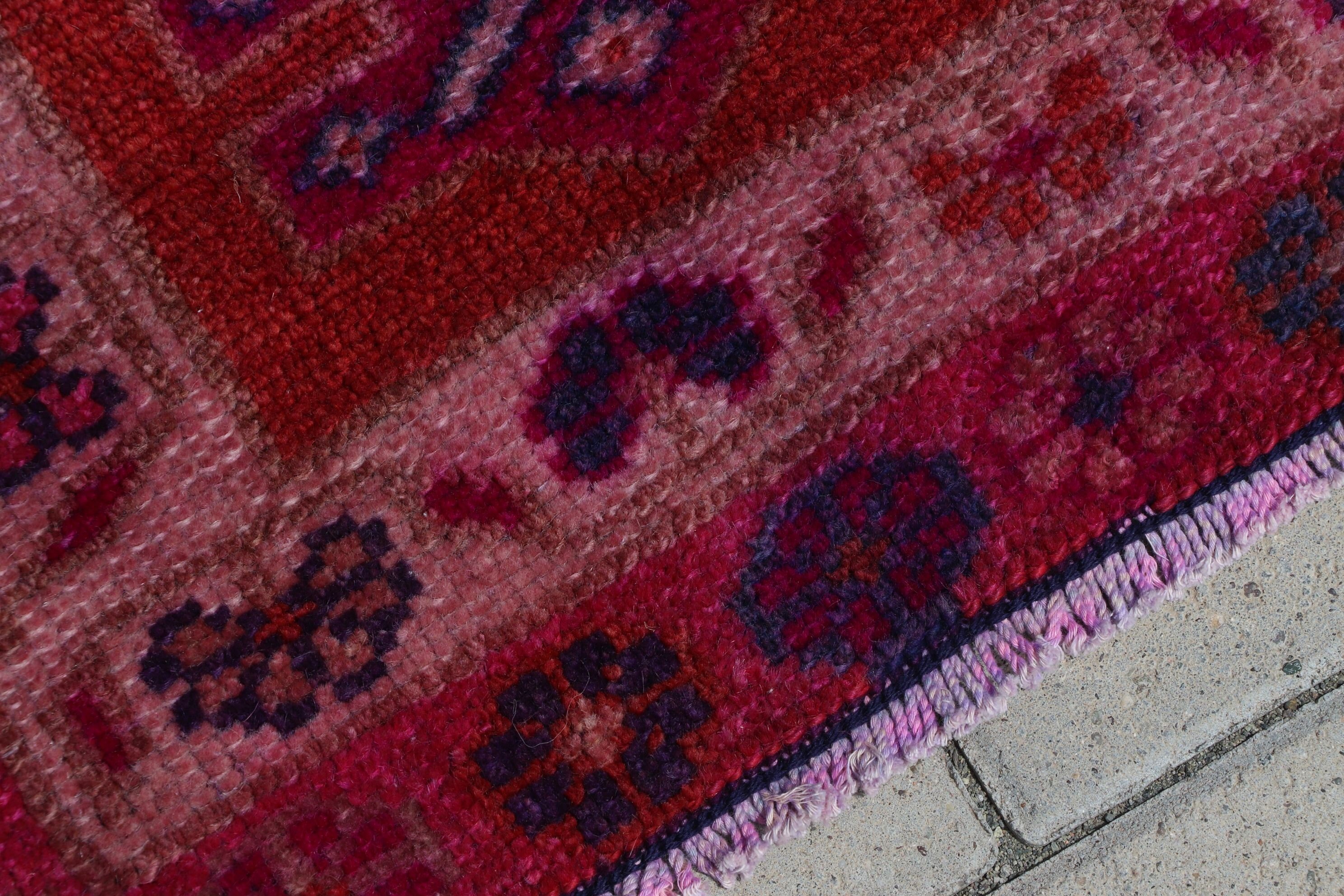 Koridor Halısı, Antika Halı, Merdiven Halıları, Vintage Halılar, 2,8x12,1 ft Runner Halıları, Mutfak Halıları, Yer Halıları, Turuncu Antika Halı, Türk Halısı