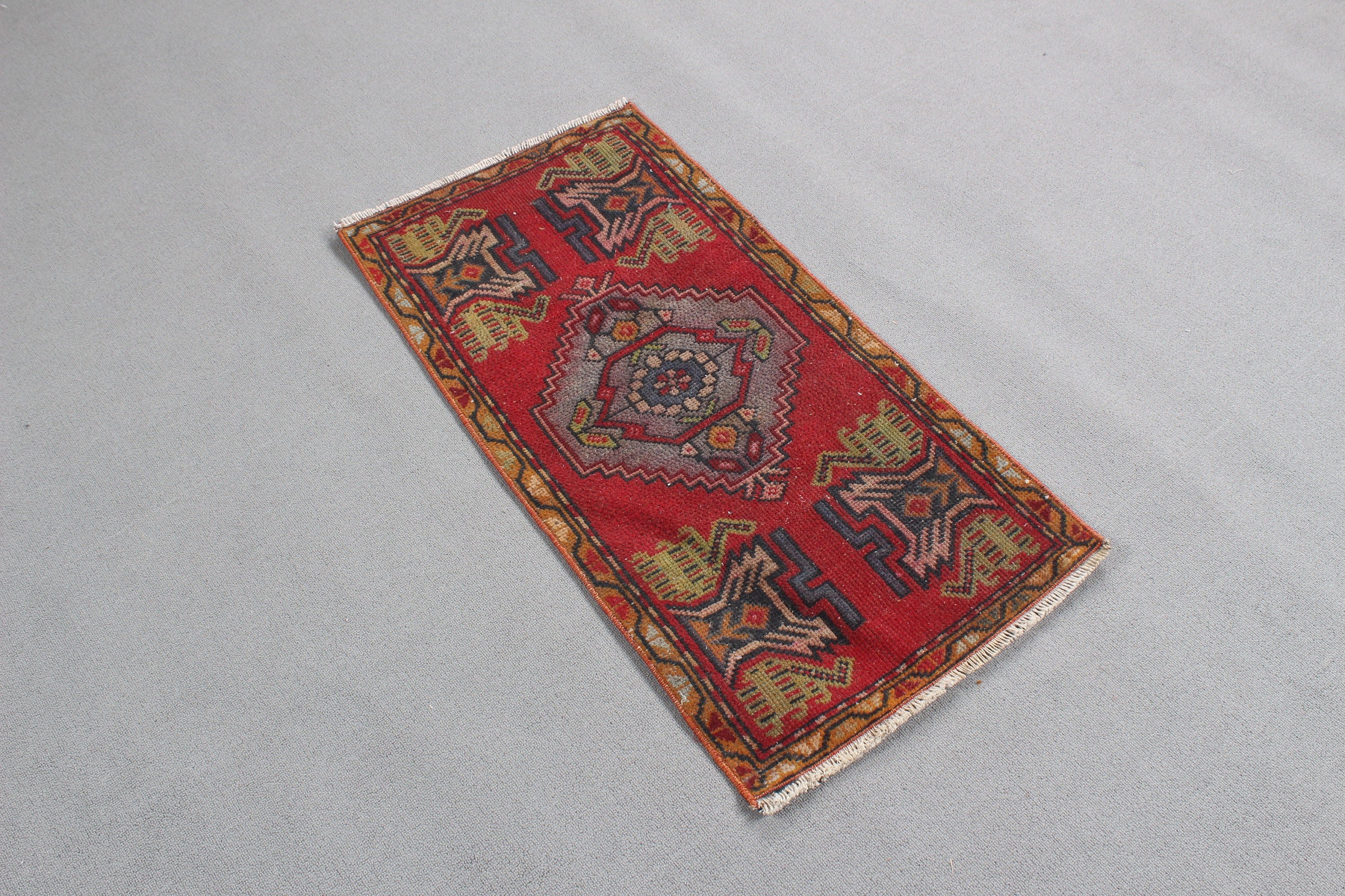 Açıklama Halıları, Mutfak Halısı, Vintage Halılar, 1,6x3,1 ft Küçük Halılar, Yün Halı, Modern Halılar, Gri Yün Halı, Türk Halıları, Küçük Vintage Halı