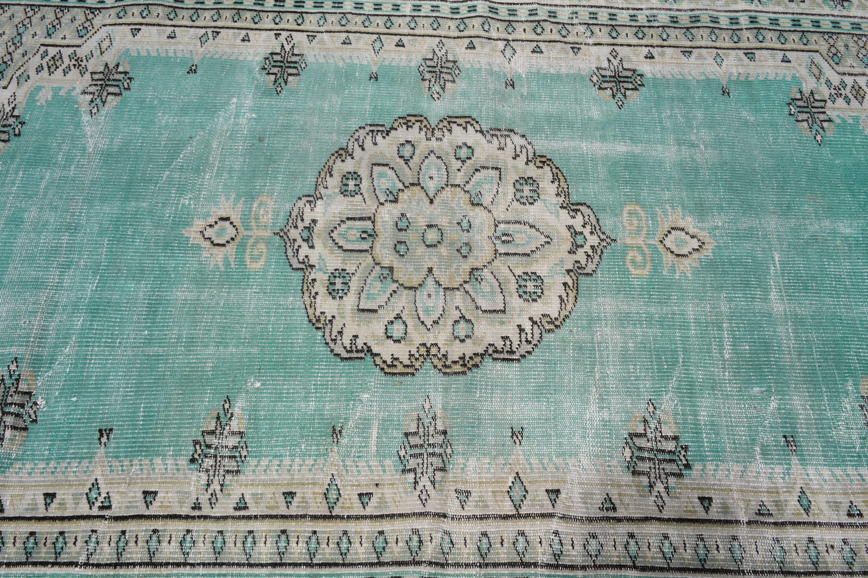 Oturma Odası Halıları, Yemek Odası Halıları, Vintage Halı, 5.6x8.6 ft Büyük Halı, Türk Halısı, Mutfak Halısı, Yatak Odası Halısı, Bej Ev Dekor Halıları