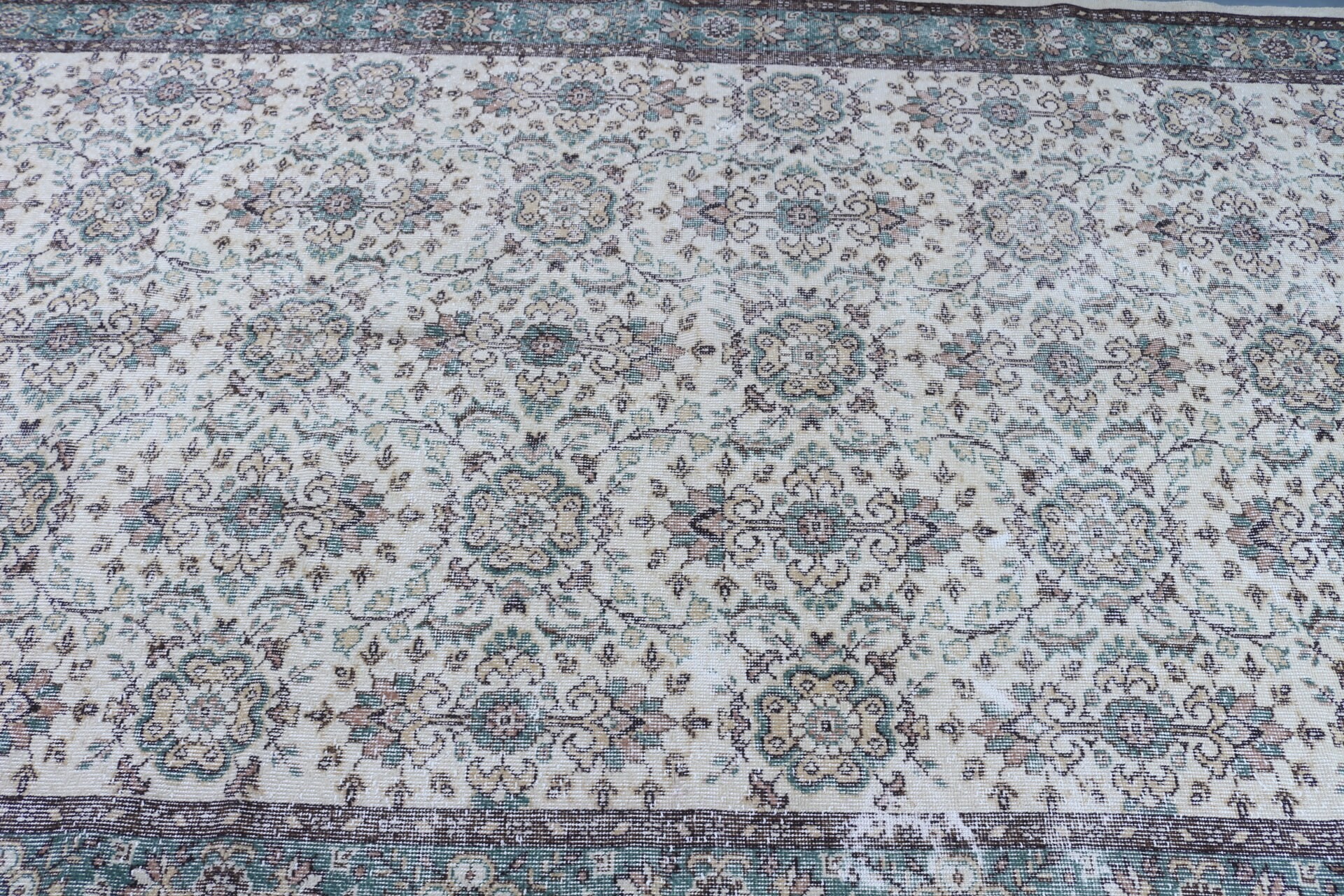 Bej Oryantal Halı, Nostaljik Halı, Oturma odası Halı, Salon Halı, Antik Halı, 174x293 cm Salon Halı, Salon Halı, Yatak odası Halı