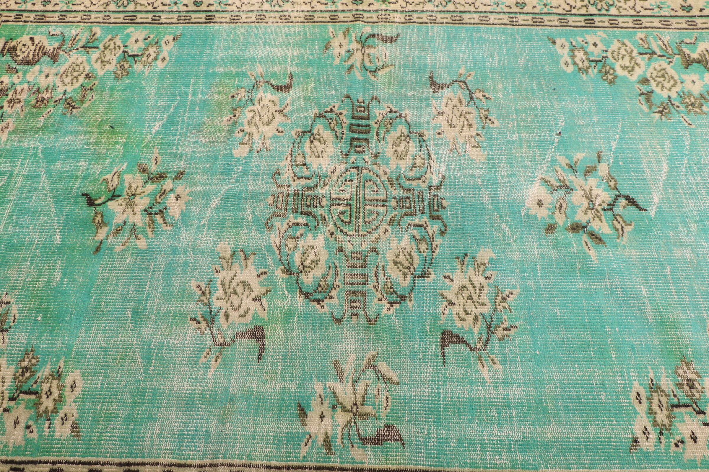 Living Room Rug, Salon Rug, Vintage Rug, 5.7x8.2 ft Large Rug, Blue Moroccan Rug, Turkish Rugs, Organic Rug, Moroccan Rugs