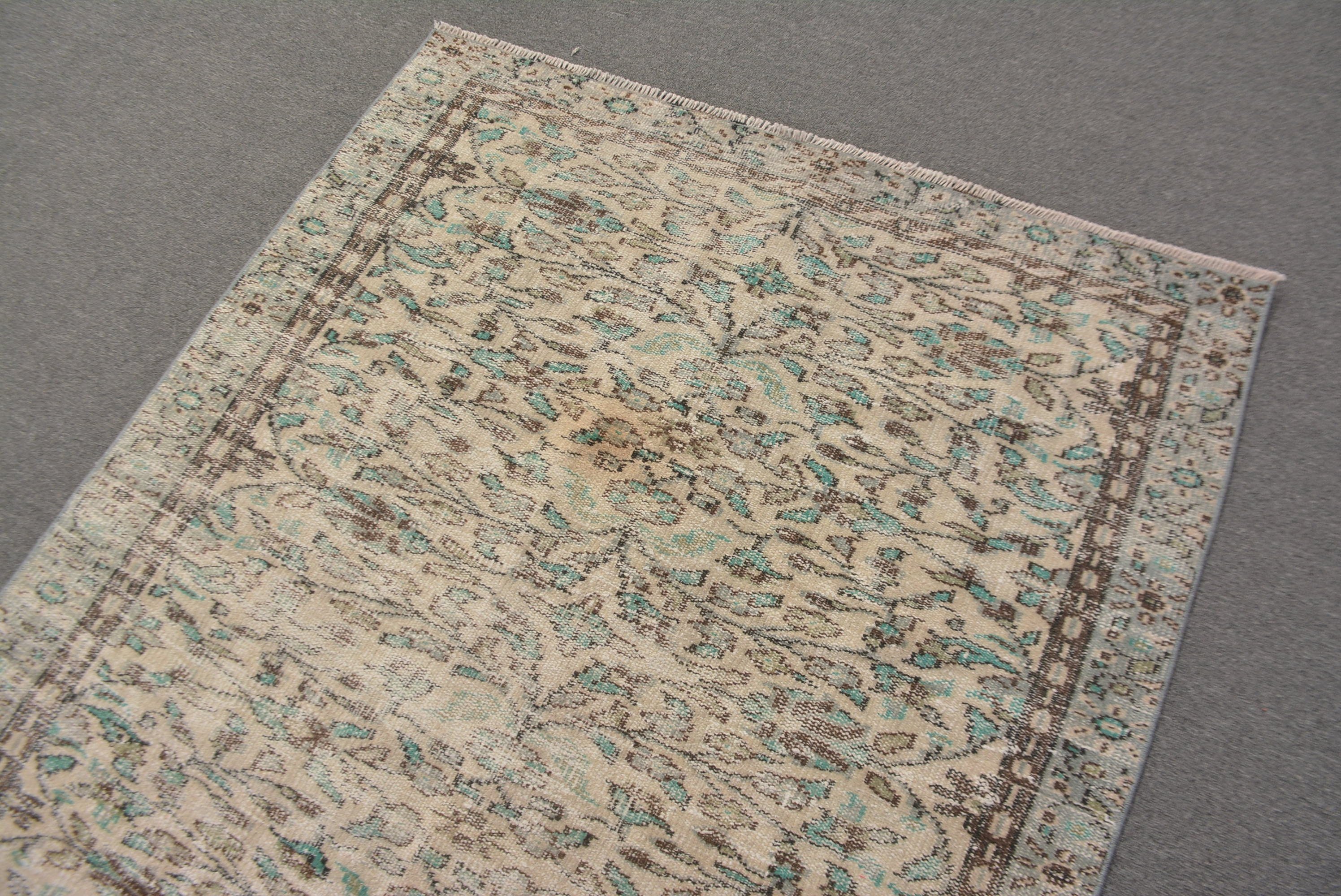 Vintage Rugs, 4.6x7.1 ft Area Rug, Indoor Rug, Retro Rug, Rugs for Dining Room, Bedroom Rug, Kitchen Rug, Moroccan Rugs, Turkish Rug