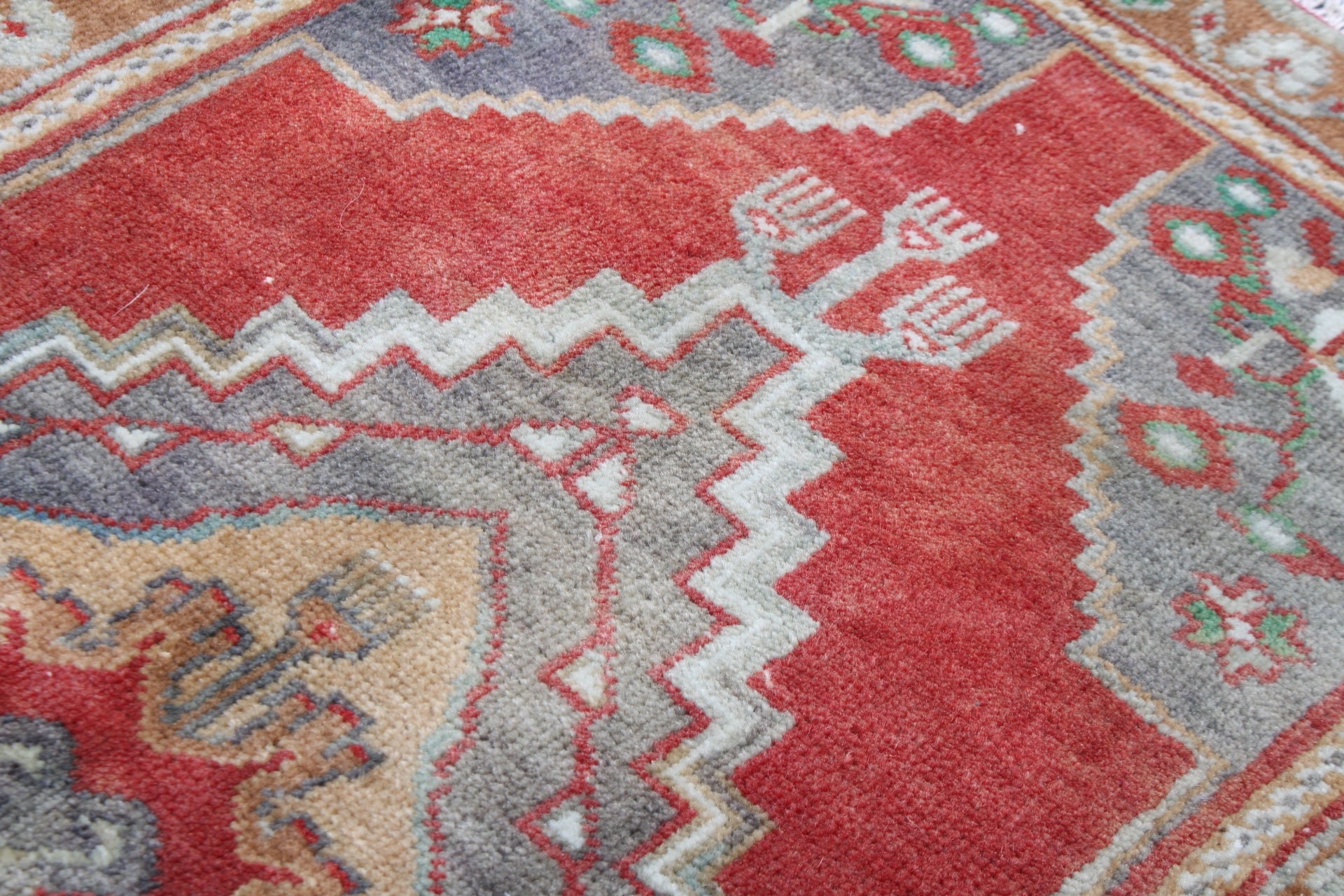 Car Mat Rug, 1.7x3.3 ft Small Rugs, Red Oriental Rugs, Rugs for Bedroom, Oriental Rug, Entry Rug, Vintage Rug, Moroccan Rug, Turkish Rug