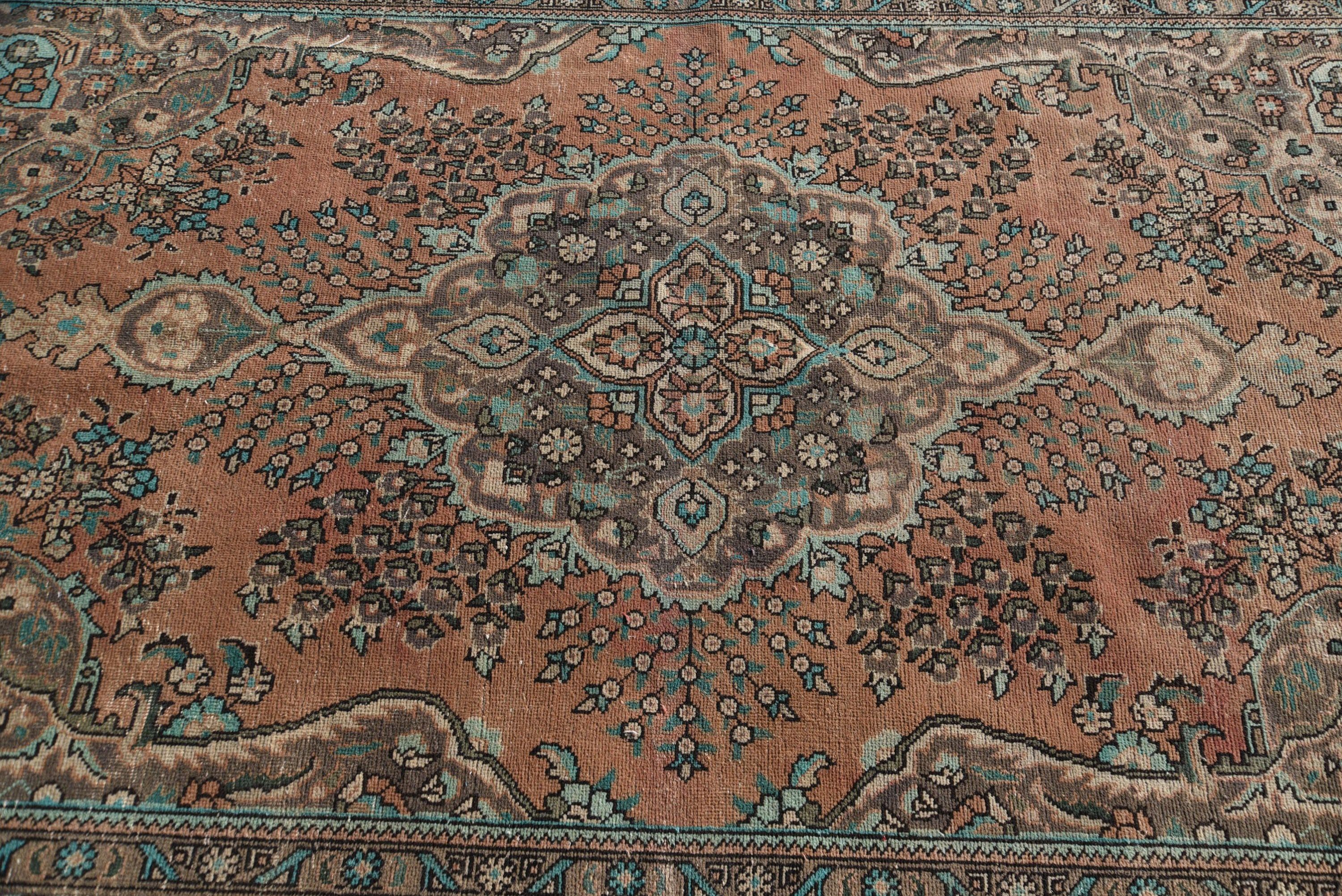 Vintage Halı, Yatak Odası Halısı, Oturma Odası Halıları, El Dokuma Halısı, 6.2x9.7 ft Büyük Halı, Türk Halısı, Ev Dekor Halıları, Oturma Odası Halıları