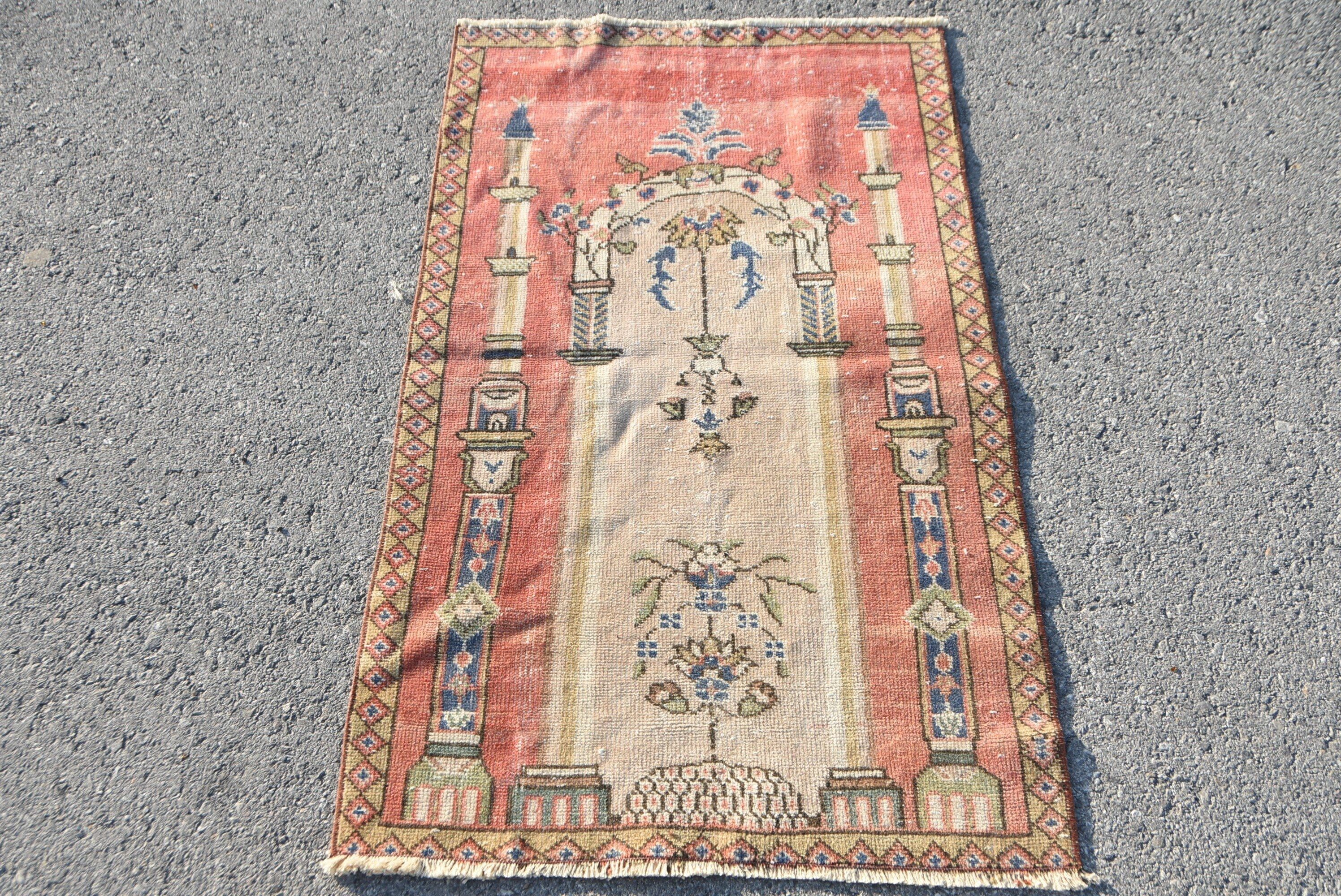 Ev Halı, Uşak Halı, Ev Halı, 80x130 cm Küçük Halı, Bej Serin Halı, Paspas Halı, Ev Halı, Nostaljik Halı, Banyo Halı, Duvar Halı