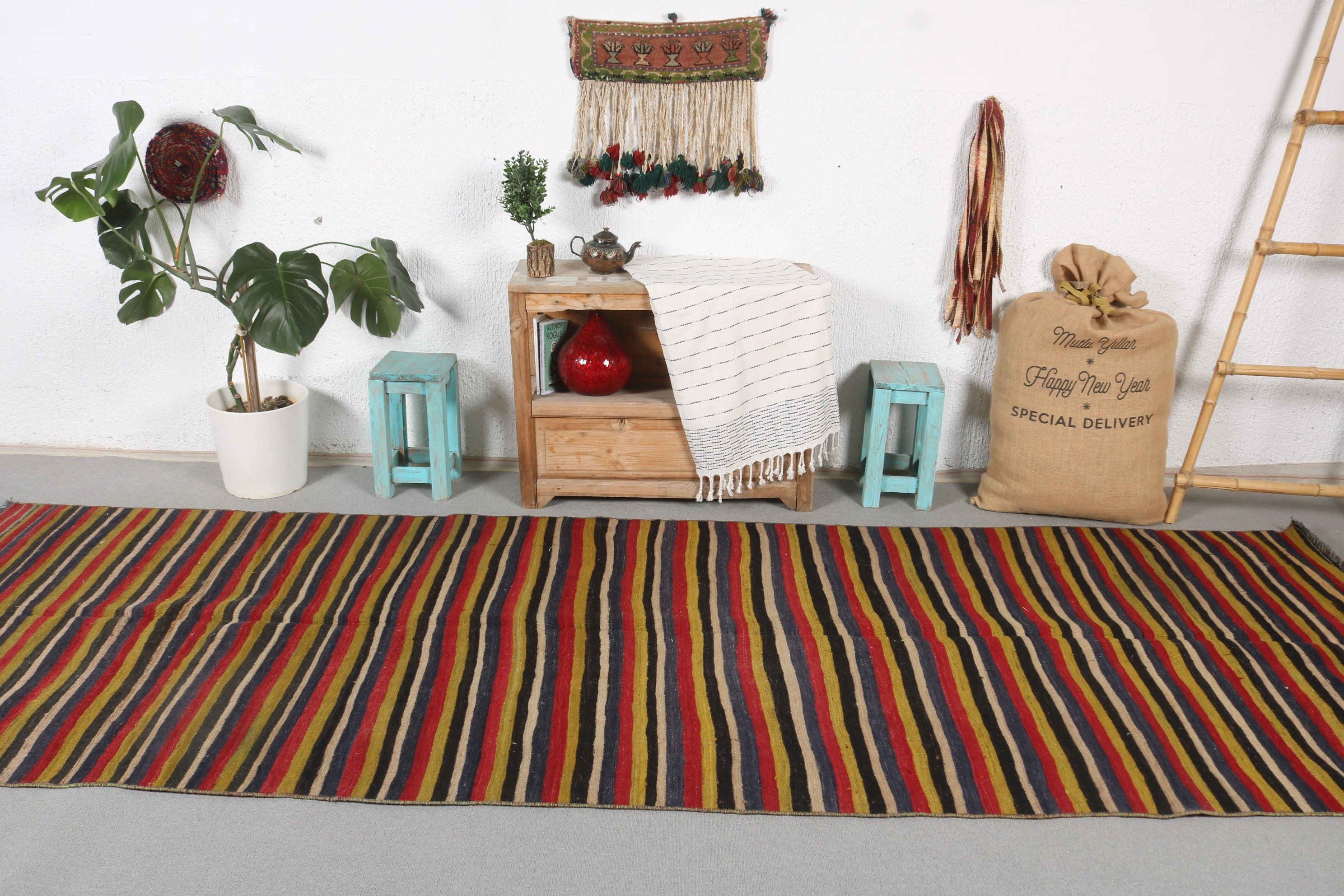 Merdiven Halıları, Anadolu Halıları, Yeşil Yatak Odası Halısı, Eski Halı, Koridor Halısı, Vintage Halı, 3.7x11.7 ft Runner Halısı, Kilim, Türk Halısı, Yatak Odası Halıları