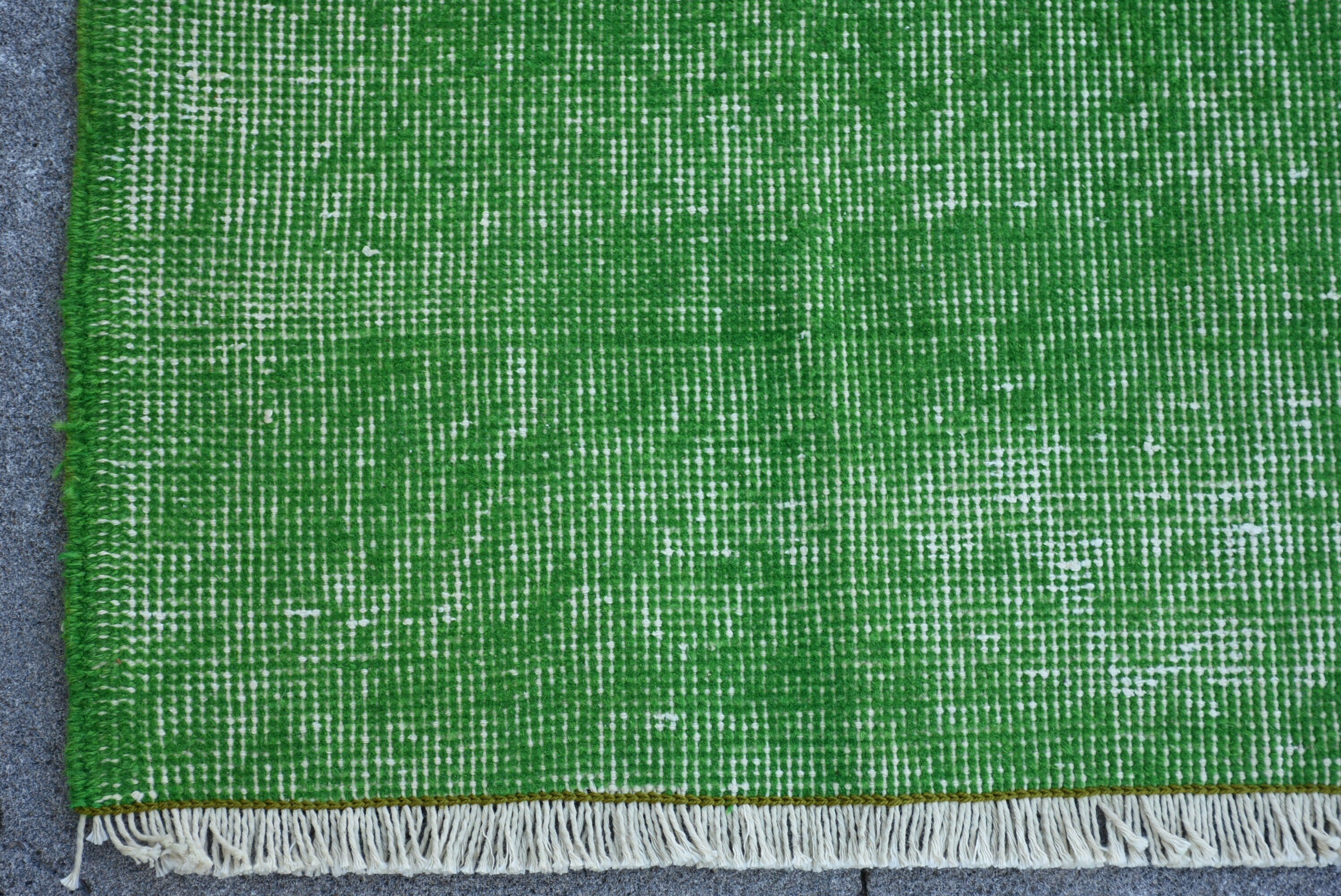 Green Antique Rugs, 3.9x6.5 ft Area Rug, Turkish Rugs, Home Decor Rug, Floor Rug, Dining Room Rug, Pale Rug, Vintage Rug, Kitchen Rug