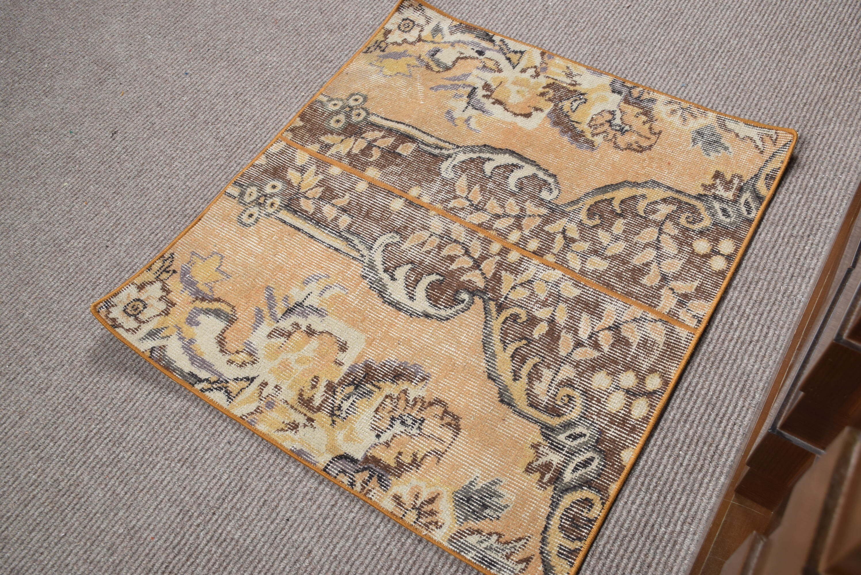 Kitchen Rugs, Bedroom Rug, Rugs for Kitchen, Beige Anatolian Rug, Vintage Rug, Cool Rugs, Bath Rug, 2.5x2.8 ft Small Rug, Turkish Rug