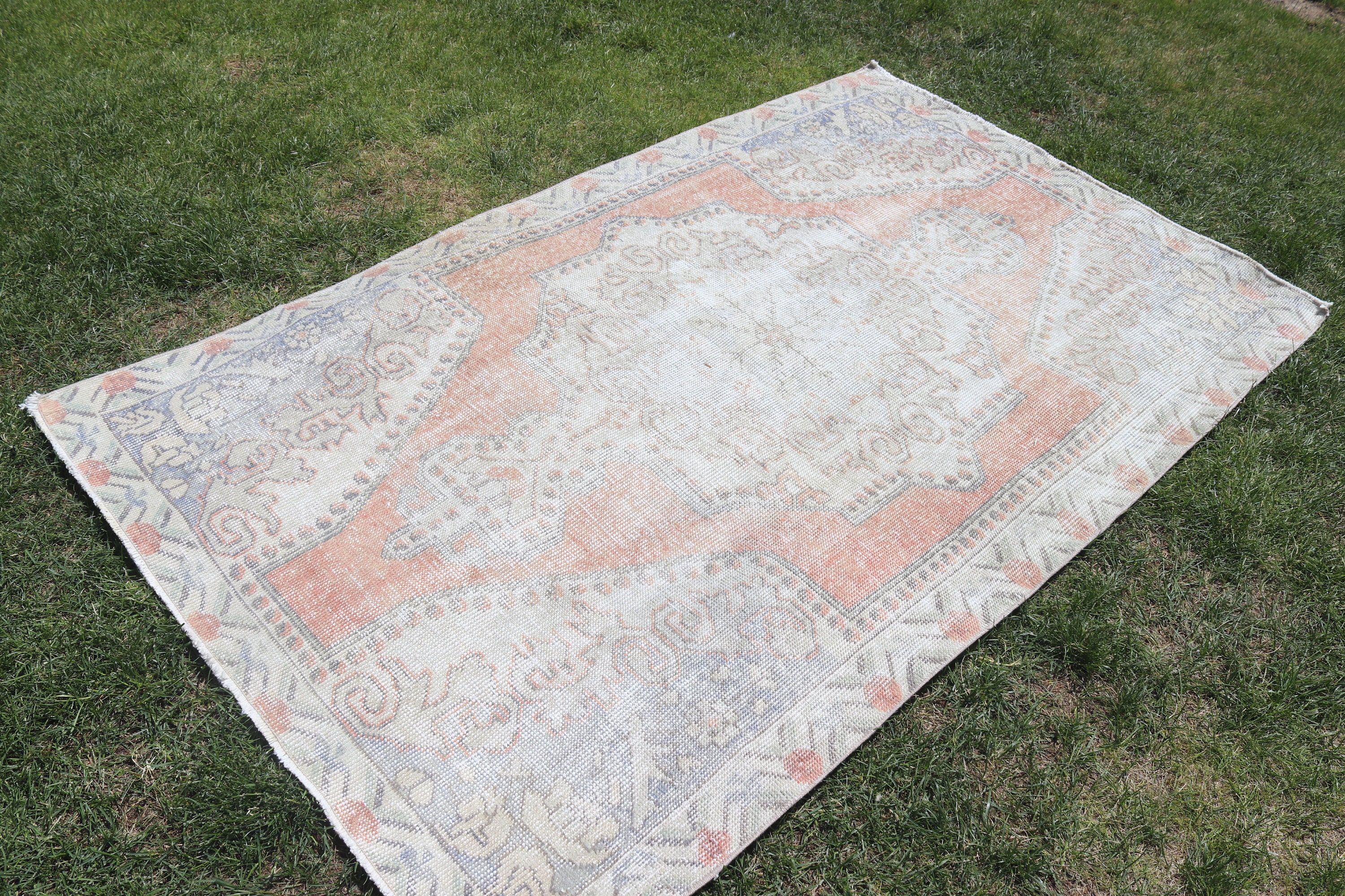 Egzotik Halılar, Oryantal Halılar, Yer Halısı, Vintage Halılar, Türk Halısı, Oturma Odası Halıları, Havalı Halı, 4.2x6.9 ft Alan Halıları, Bej Anadolu Halısı