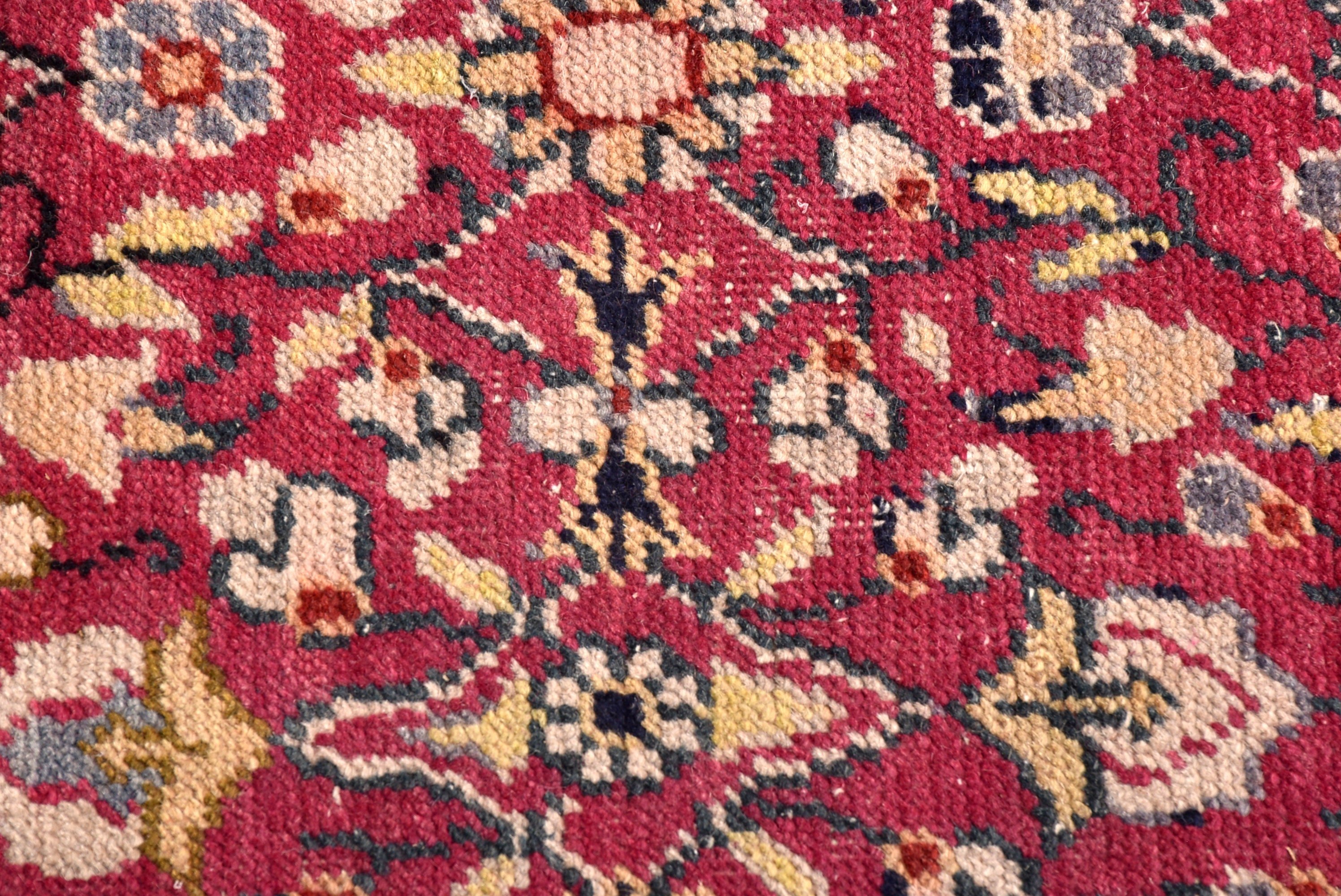 Boho Halı, Mor Açıklama Halısı, Vintage Halı, Türk Halıları, Yatak Odası Halısı, Vintage Alan Kilimi, 5x7,5 ft Alan Halıları, Dekoratif Halılar