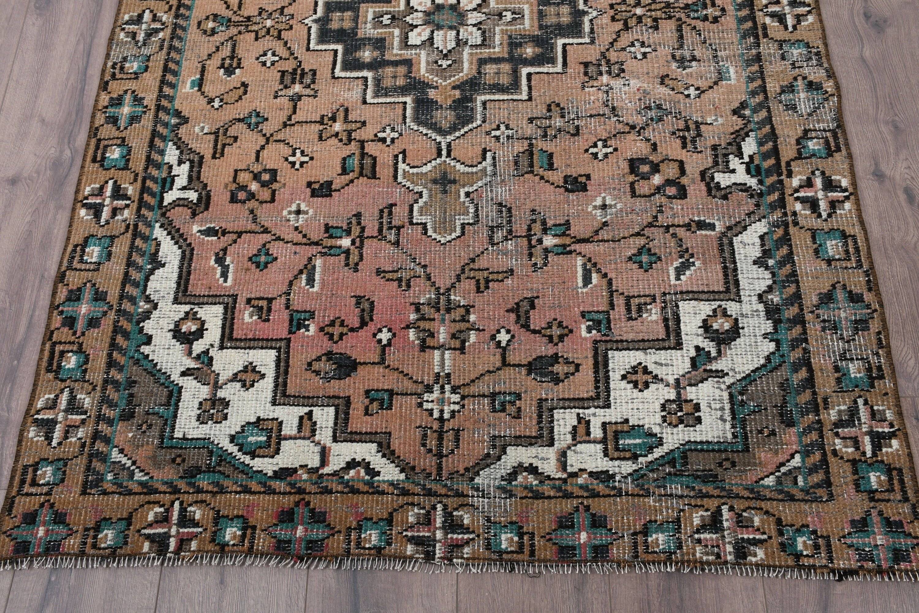 Bej Yatak Odası Halısı, Türk Halısı, Ev Dekorasyonu Halısı, Vintage Halılar, Yatak Odası Halısı, Mutfak Halısı, Tribal Halısı, Giriş Halıları, 3,9x6,1 ft Accent Halıları