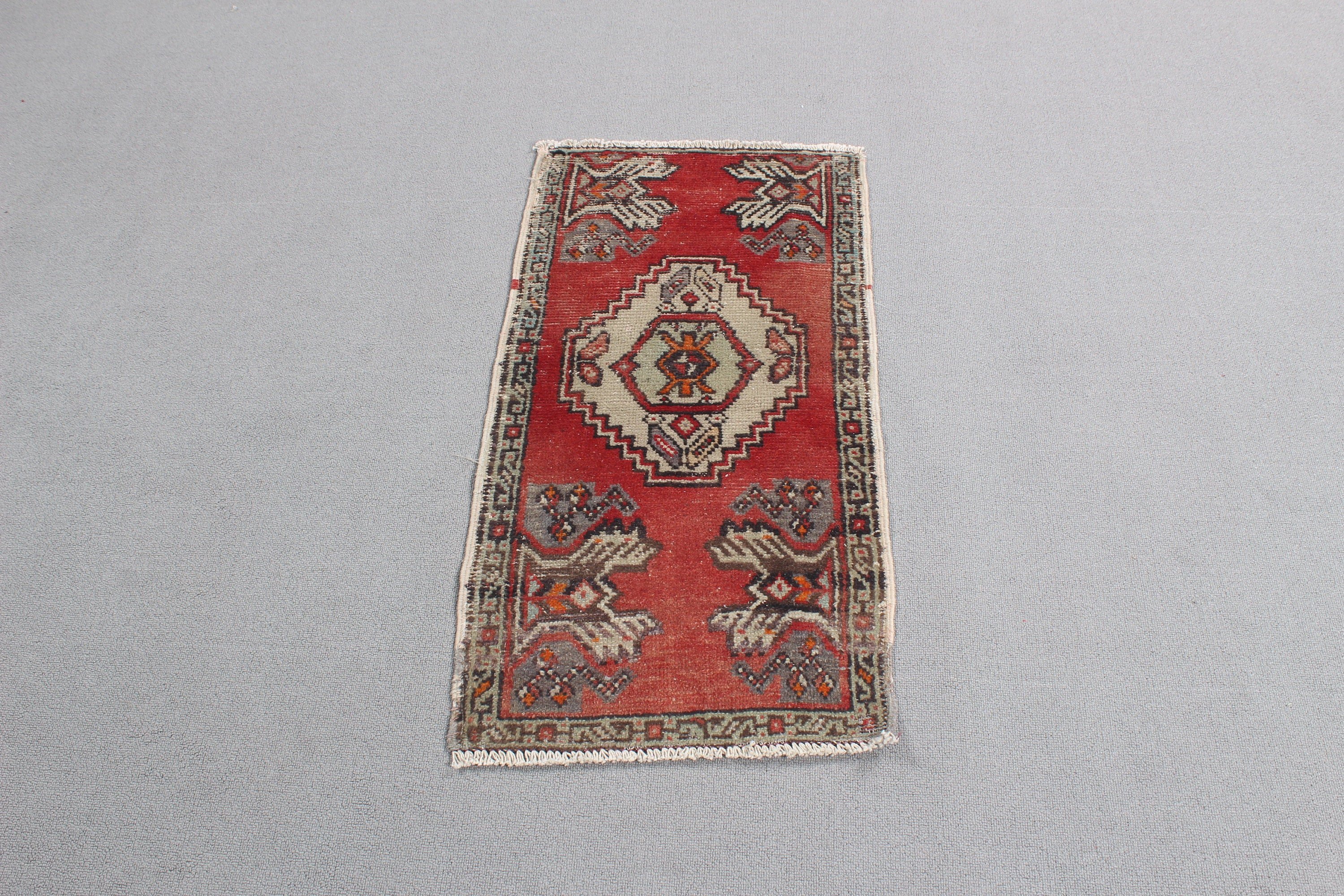 Oushak Halıları, Mutfak Halıları, 1,5x2,9 ft Küçük Halı, Vintage Halılar, Bohem Halı, Modern Halılar, Yatak Odası Halısı, Türk Halıları, Bej Oryantal Halı