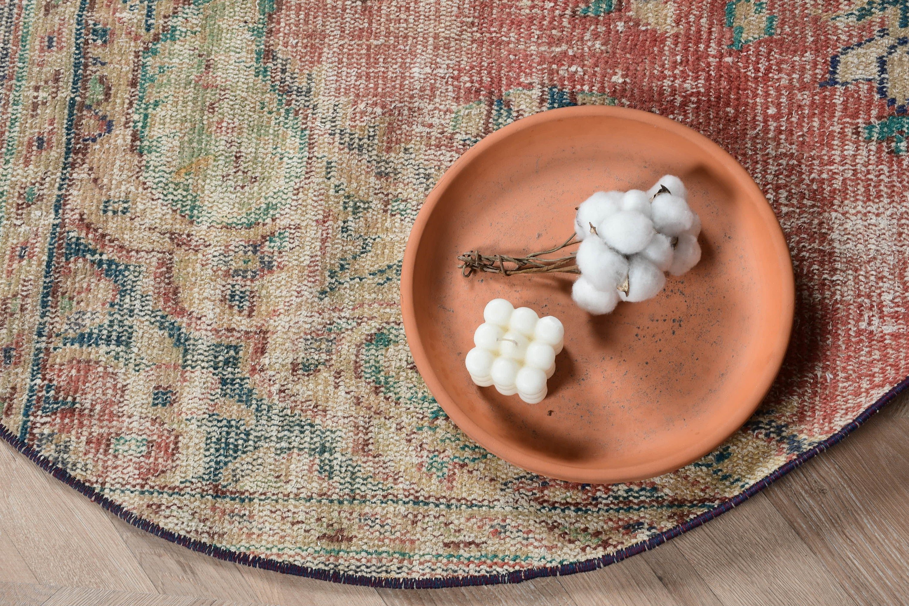 Kitchen Rug, Rugs for Bath, Bedroom Rugs, Turkish Rug, Vintage Rugs, Pink Anatolian Rug, 3.6x3.6 ft Small Rug, Home Decor Rug, Wool Rug