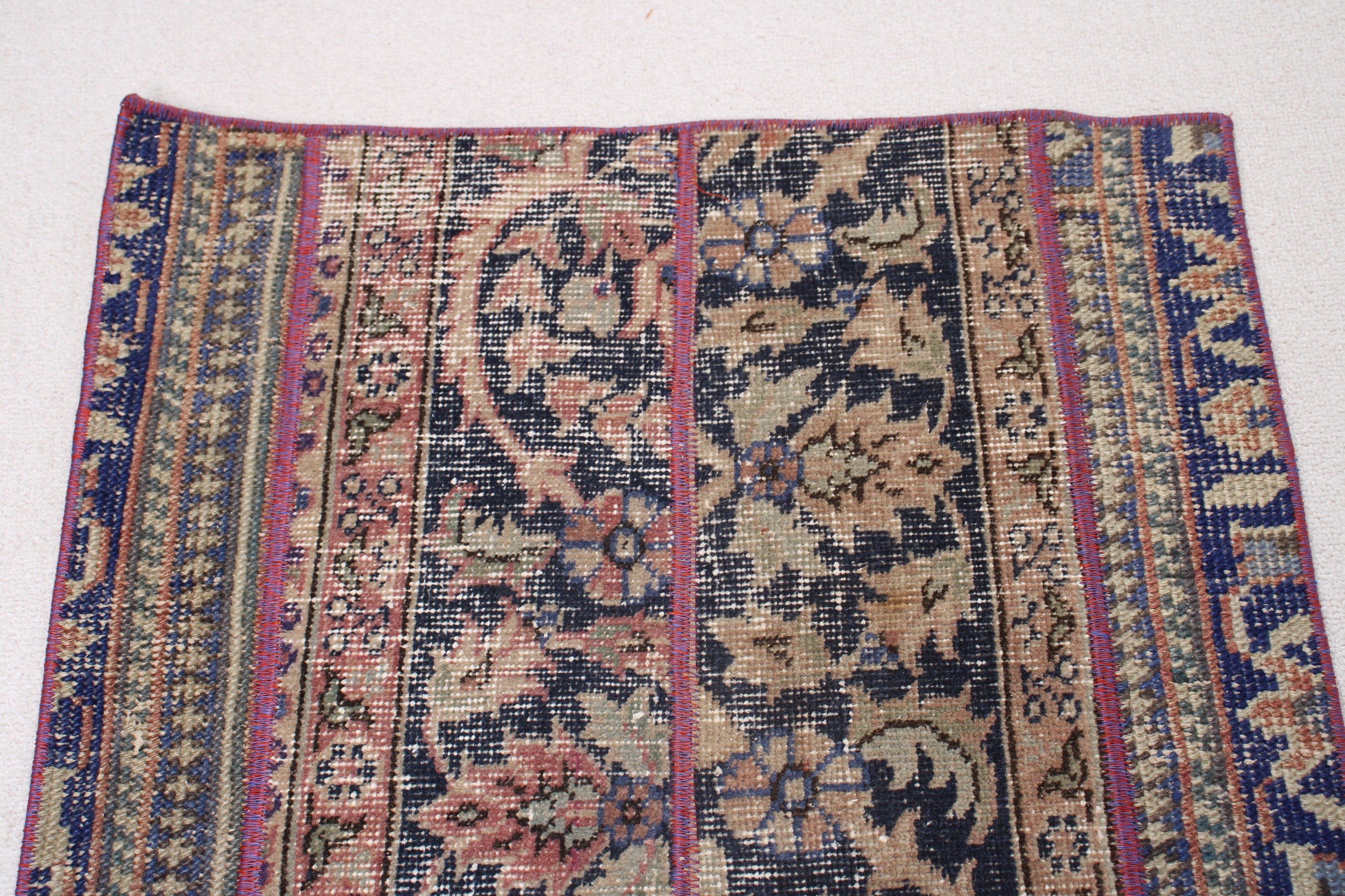 Ethnic Rug, 2x3.5 ft Small Rugs, Car Mat Rugs, Nursery Rugs, Vintage Rugs, Anatolian Rug, Turkish Rugs, Blue Statement Rugs