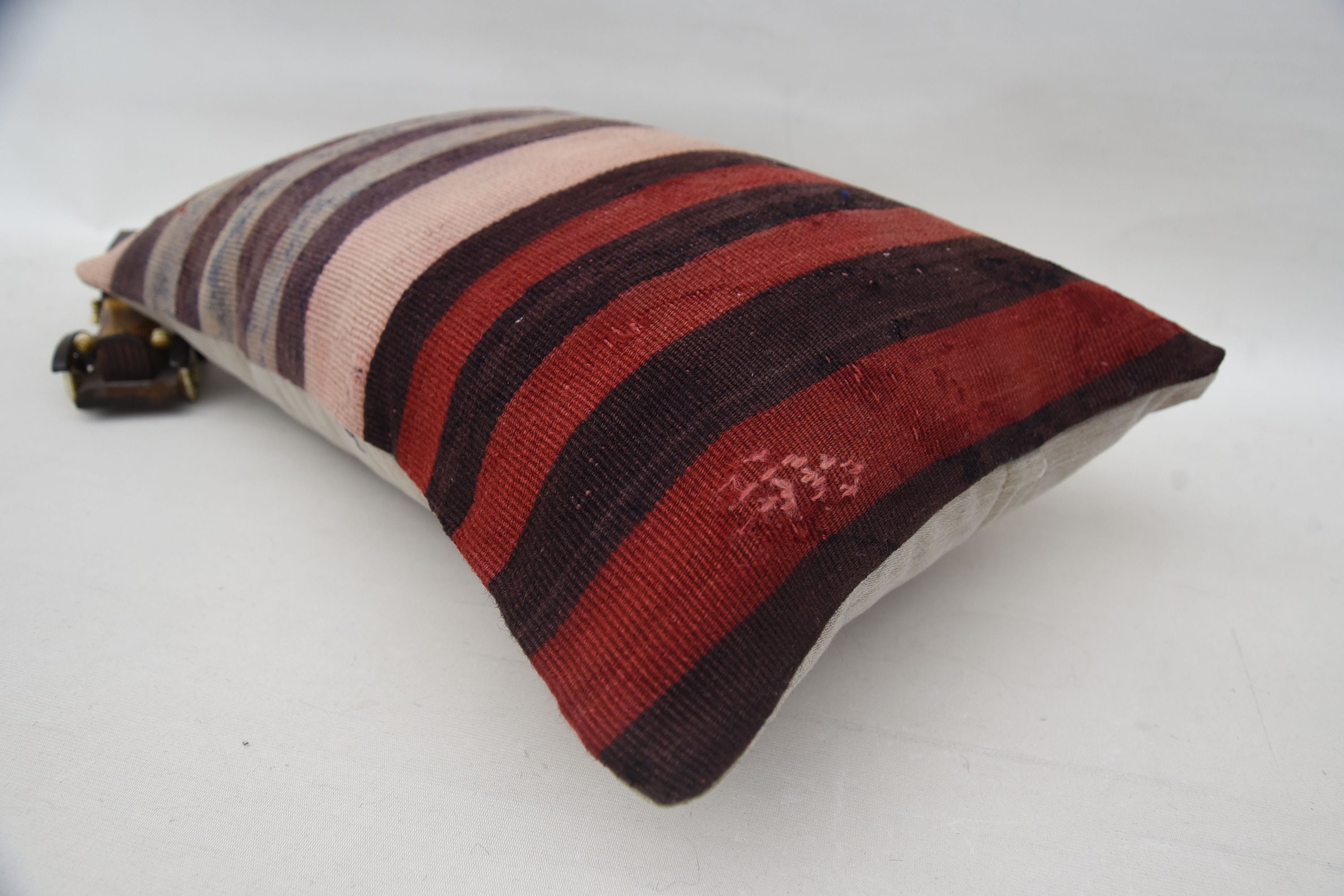 Outdoor Bolster Cushion, Turkish Pillow, Boho Pillow, Sofa Bolster Pillow Case, Pillow for Couch, 16"x24" Beige Pillow Sham