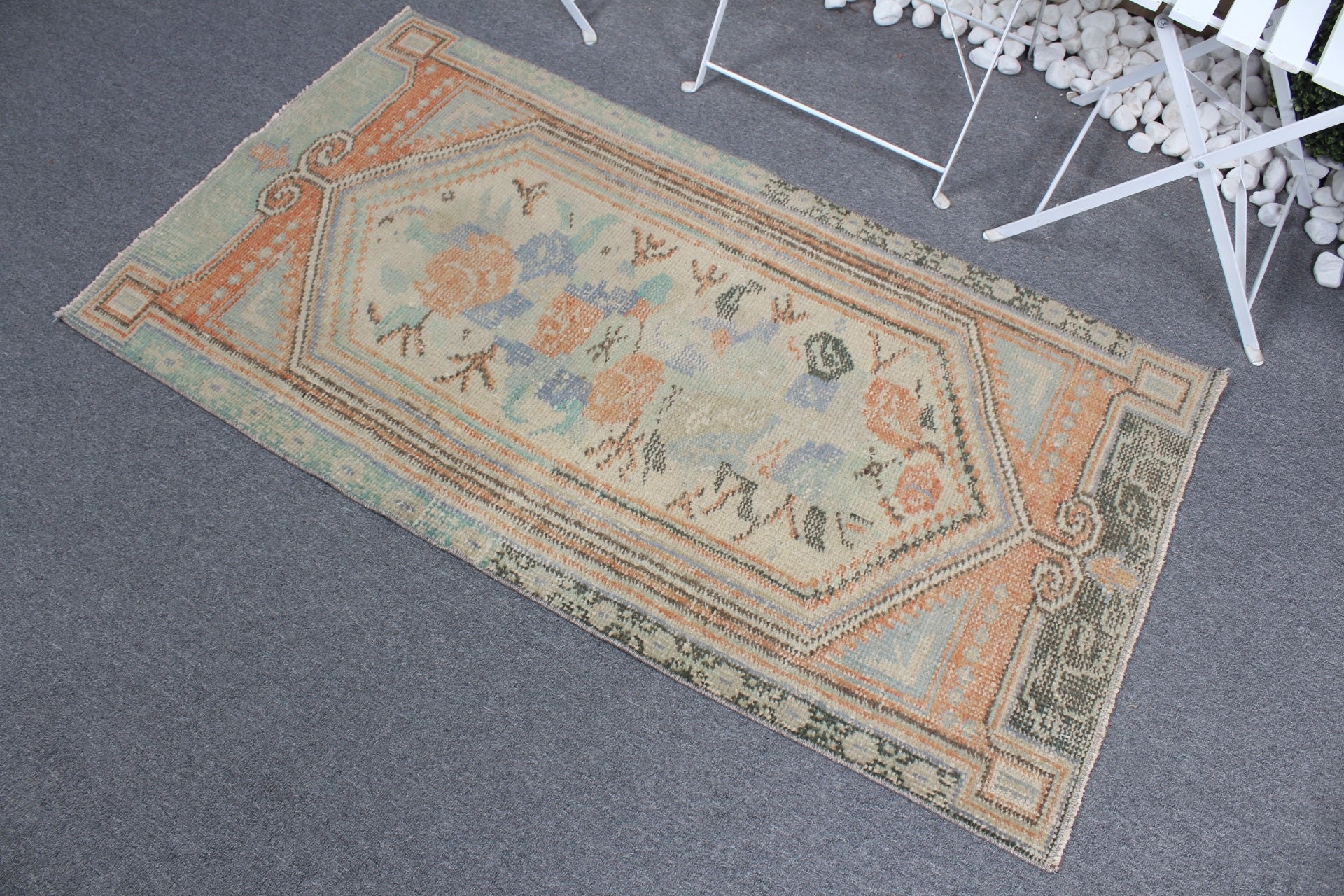 Beige Kitchen Rugs, Floor Rug, Bathroom Rug, Vintage Rug, 2.6x4.7 ft Small Rug, Outdoor Rugs, Oriental Rug, Turkish Rugs, Wall Hanging Rug