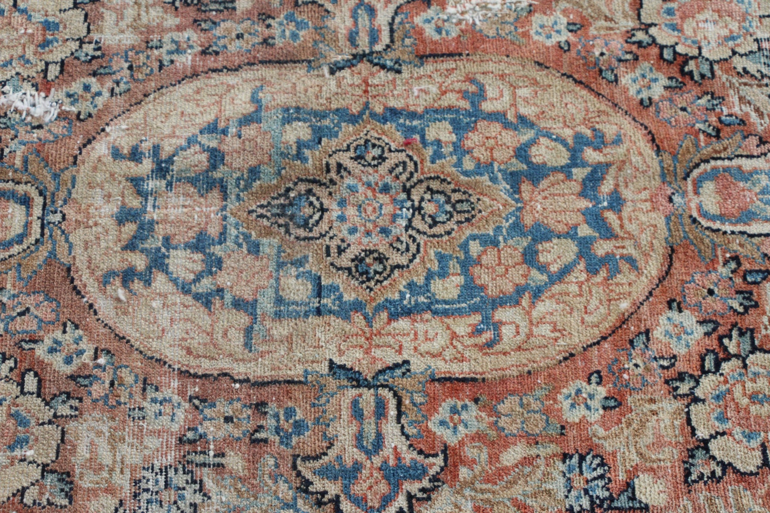 Dining Room Rugs, Living Room Rugs, Cute Rug, Vintage Rug, Turkish Rugs, Oriental Rugs, Bedroom Rug, Red  6.7x9.9 ft Large Rug