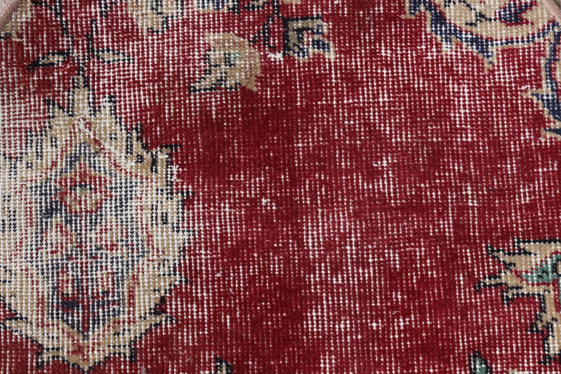 Moroccan Rugs, Turkish Rugs, Car Mat Rugs, Rugs for Bathroom, Kitchen Rug, 1.7x1.7 ft Small Rugs, Vintage Rug, Red Wool Rug, Cool Rug