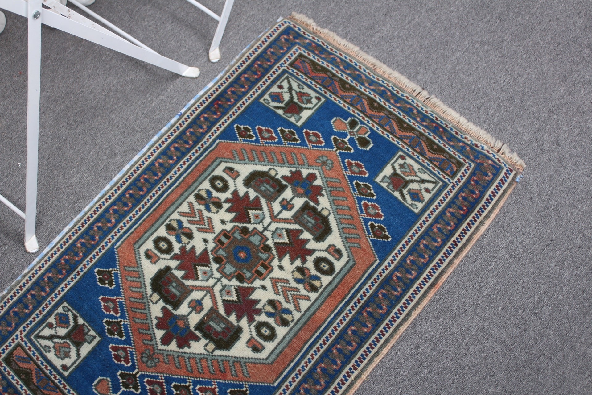 Antique Rugs, Moroccan Rug, Blue Floor Rug, Wall Hanging Rug, Bathroom Rug, Nomadic Rug, Vintage Rug, 1.8x2.8 ft Small Rug, Turkish Rugs