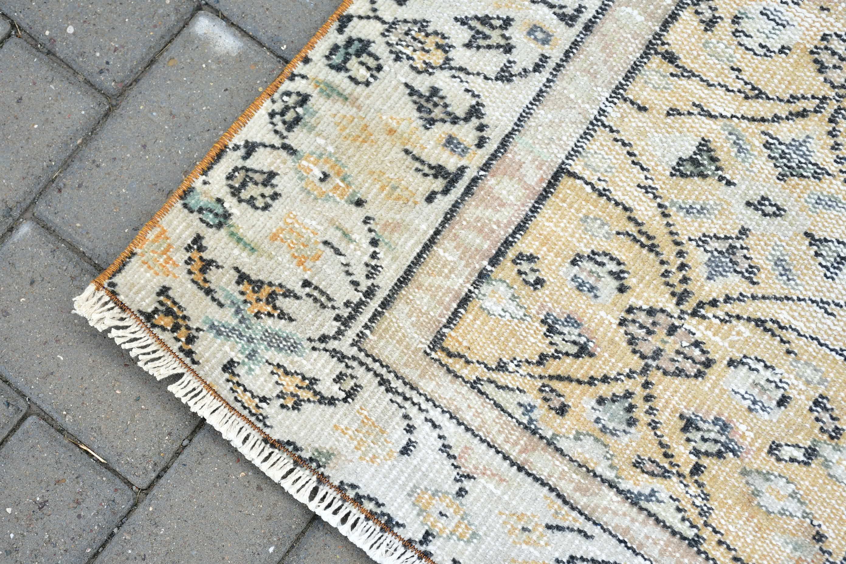 Beige Oushak Rug, Rugs for Salon, Turkish Rugs, Bedroom Rug, 5.5x9.1 ft Large Rug, Oushak Rug, Vintage Rug, Moroccan Rug, Living Room Rug