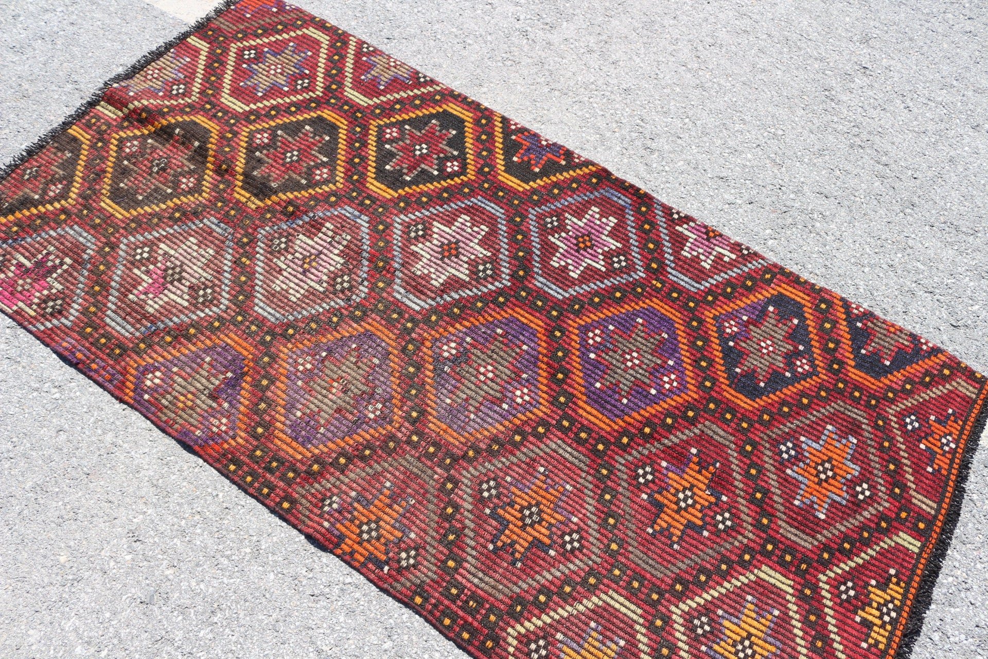 Kilim, Fas Halısı, Vintage Halılar, Giriş Halıları, Kırmızı Yer Halısı, Antika Halı, 3,2x6,2 ft Aksan Halıları, Çocuk Halısı, Ofis Halısı, Türk Halıları