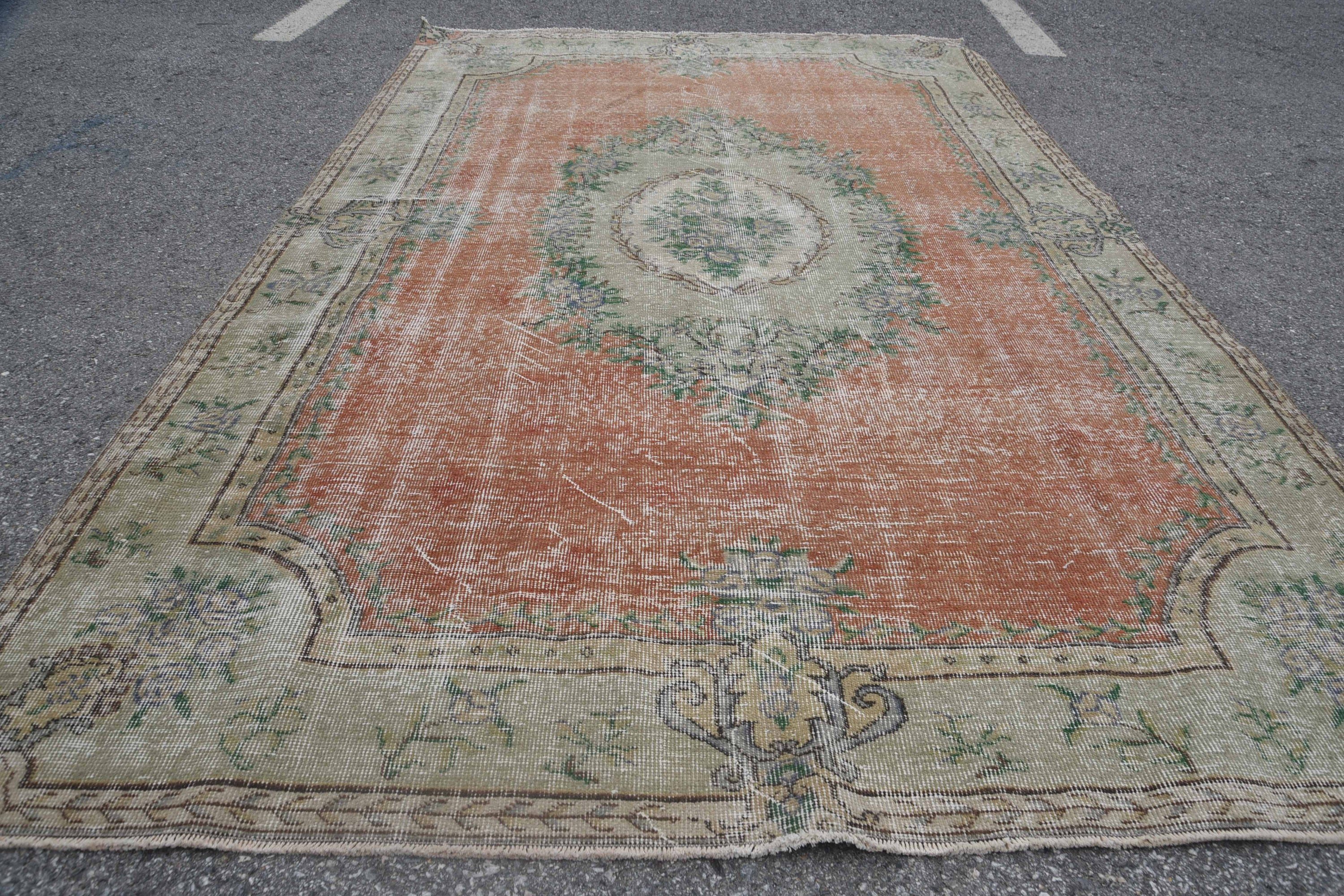Large Wool Rug Rugs, Wool Rug, 6.2x9.6 ft Large Rug, Living Room Rugs, Moroccan Rug, Vintage Rug, Rugs for Salon, Bedroom Rug, Turkish Rugs