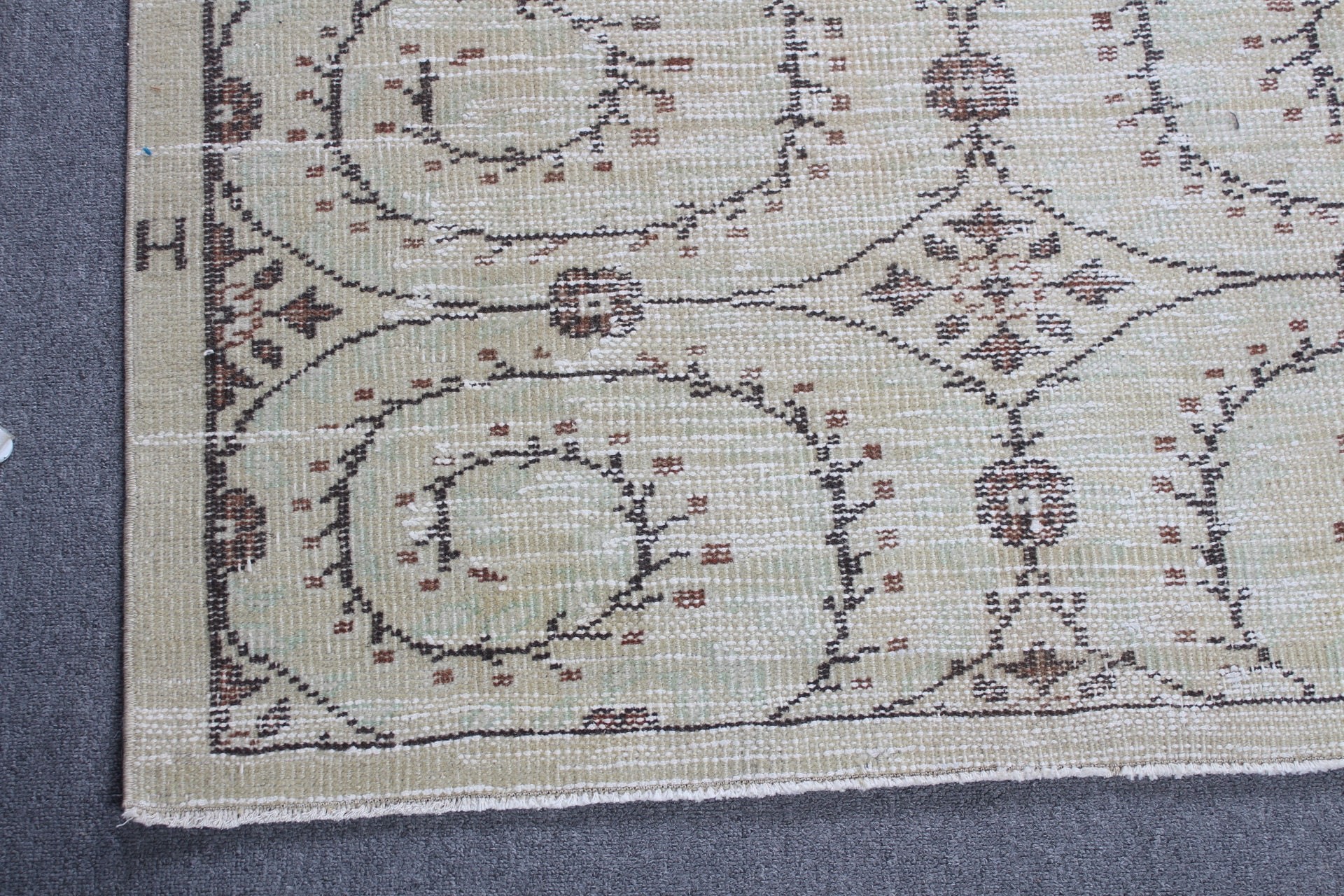 Nursery Rug, Moroccan Rug, Beige Kitchen Rug, 3.6x6.4 ft Accent Rug, Kitchen Rug, Vintage Rugs, Bedroom Rug, Rugs for Kitchen, Turkish Rug