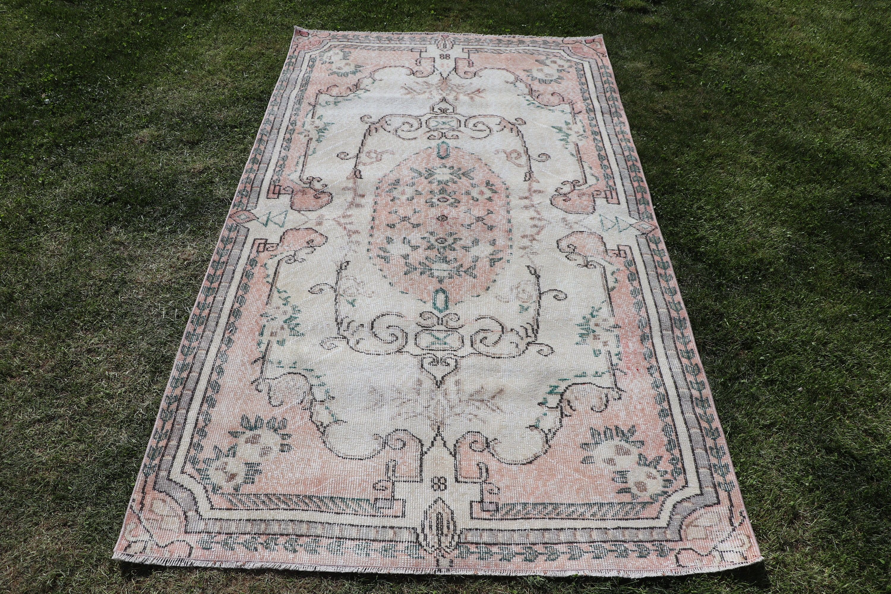 Türk Halısı, Dış Mekan Halıları, 3,9x6,6 ft Alan Halısı, Vintage Halılar, Yemek Odası Halısı, Bej Yatak Odası Halıları, El Dokuma Halılar, Yer Halıları, Çocuk Halıları