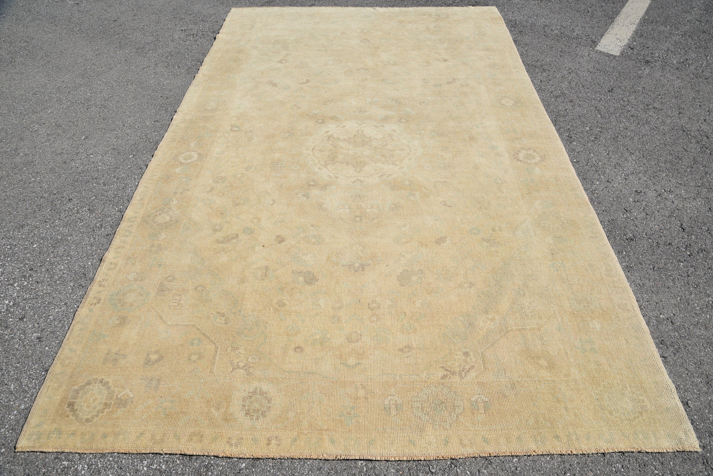 Yemek Odası Halısı, Retro Halı, Yatak Odası Halıları, Salon Halıları, Türk Halıları, Anadolu Halısı, Vintage Halılar, 5.8x9.5 ft Büyük Halı, Yatak Odası Halısı