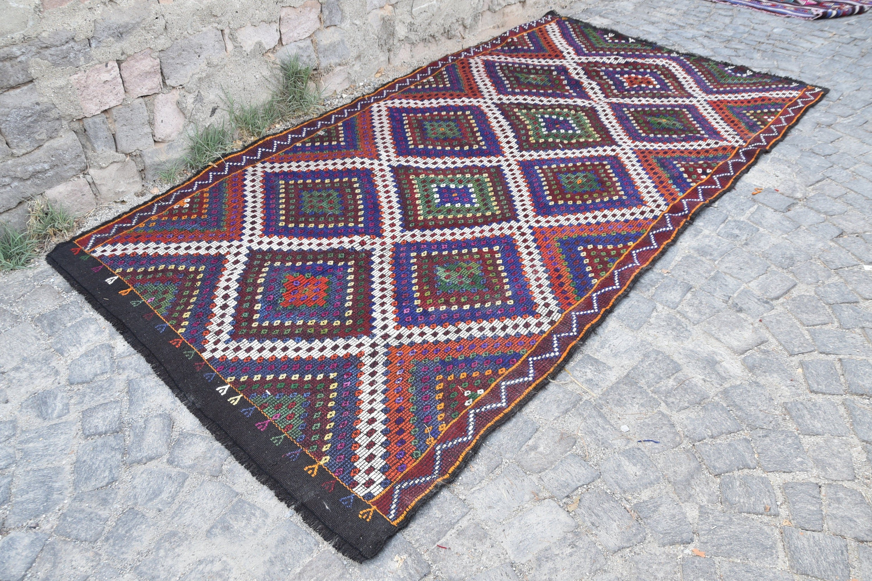 Türk Halısı, Kilim, Oturma Odası Halısı, Yer Halıları, Antika Halı, Yemek Odası Halıları, Salon Halıları, 5.3x10.4 ft Büyük Halı, Vintage Halılar