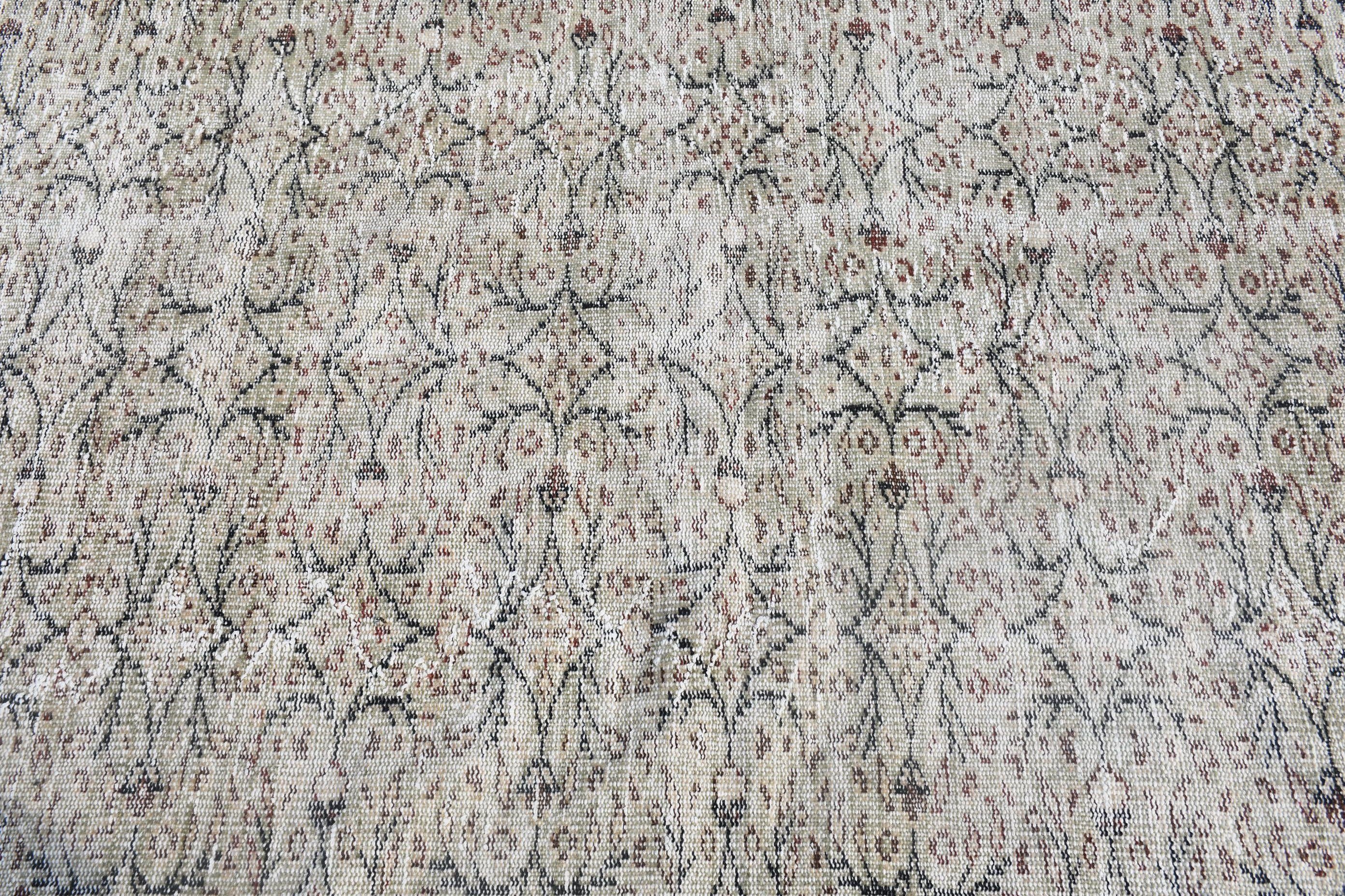 Salon Rug, Pastel Rugs, 5.5x9.4 ft Large Rugs, Beige Antique Rugs, Living Room Rug, Bedroom Rug, Kitchen Rugs, Turkish Rug, Vintage Rugs