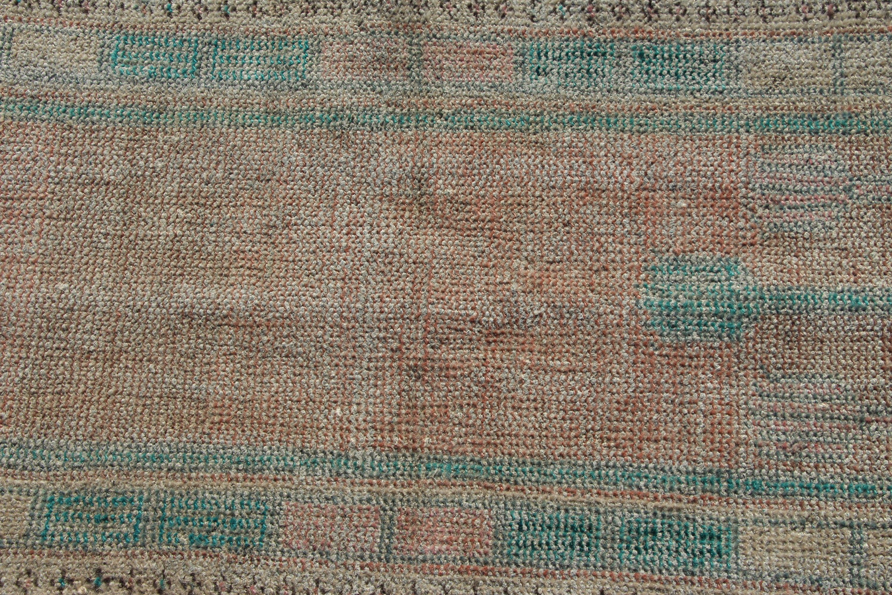 Vintage Rug, Moroccan Rug, Bedroom Rug, Rugs for Nursery, Turkish Rug, 1.9x4 ft Small Rugs, Nursery Rug, Orange Kitchen Rug, Antique Rug