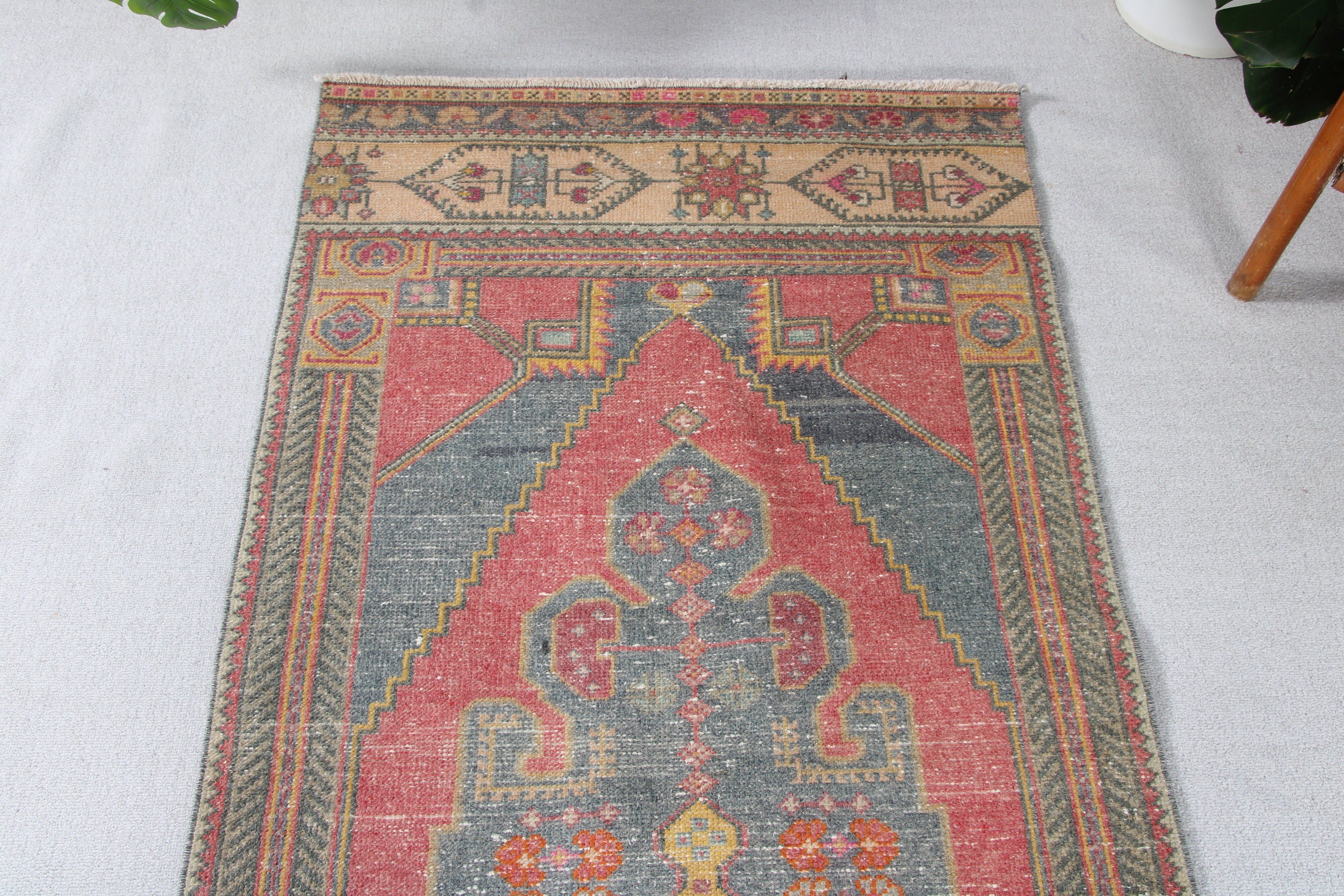 Lüks Halılar, Vintage Halılar, Aztek Halısı, Kırmızı Oryantal Halı, 3.1x9.9 ft Runner Halıları, Ev Dekorasyonu Halıları, Türk Halısı, Mutfak Halıları, Merdiven Halıları