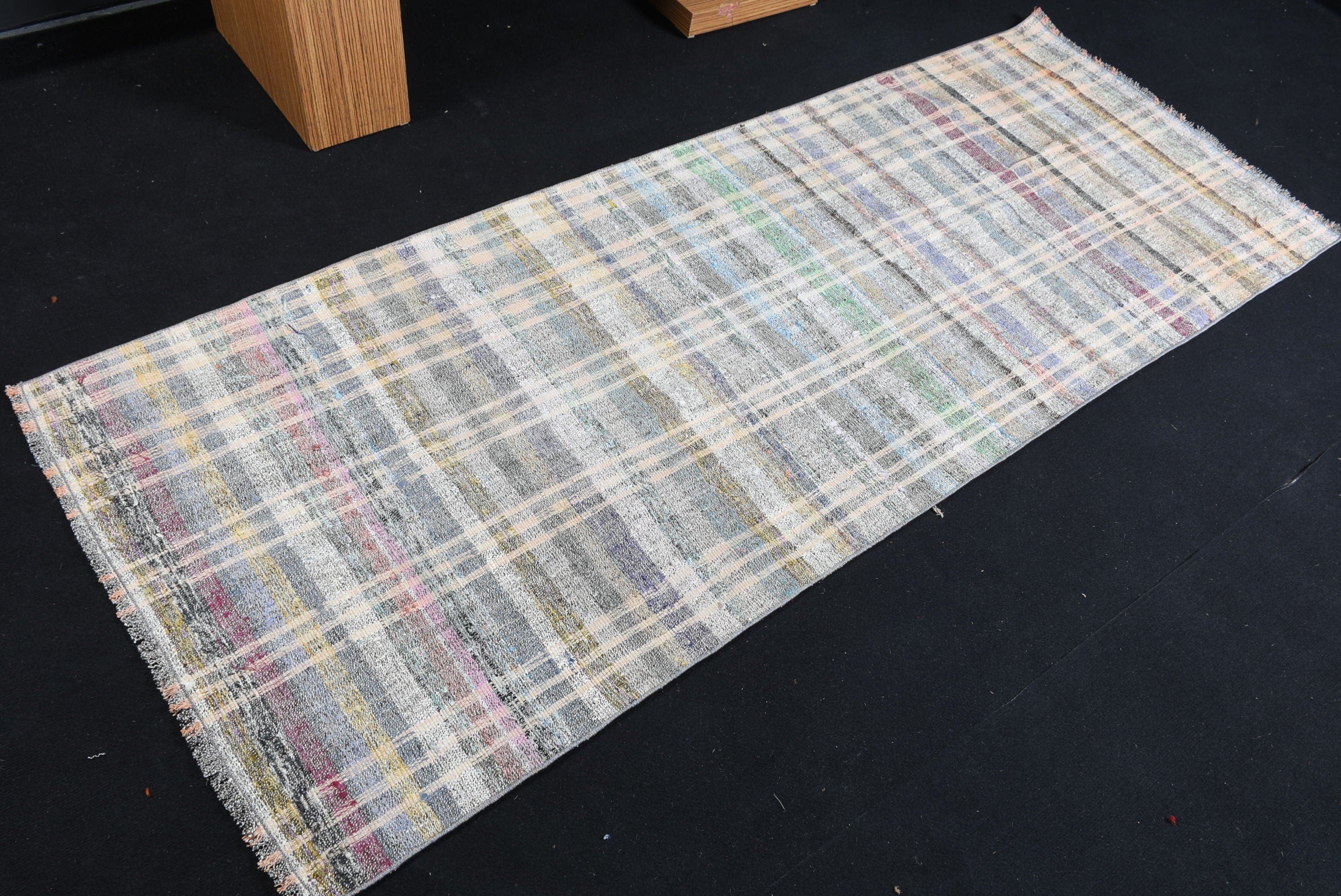 Beige Anatolian Rug, Anatolian Rug, Kilim, Vintage Rug, Kitchen Rugs, Turkish Rugs, Home Decor Rug, Hallway Rugs, 3x7.6 ft Runner Rugs