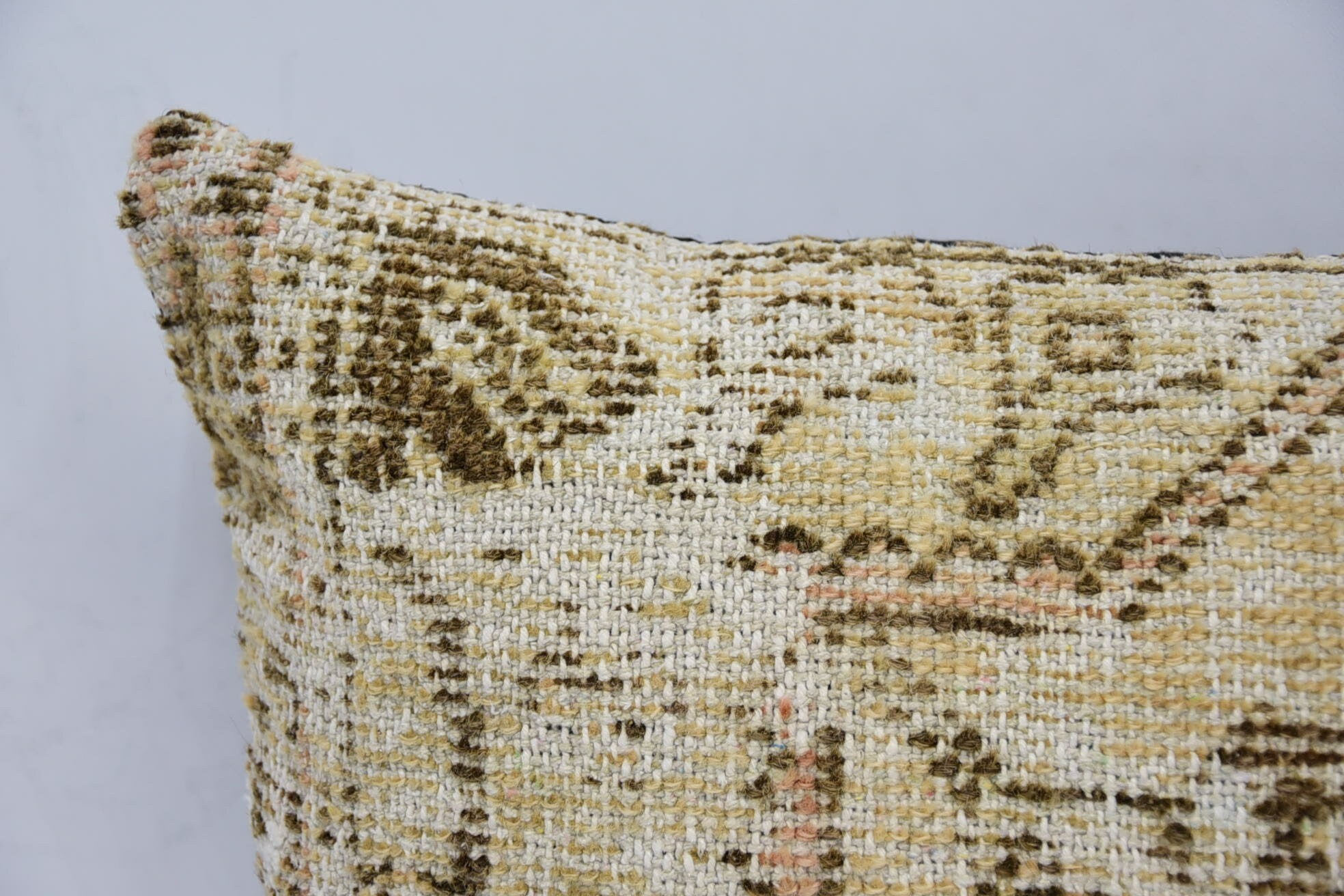 Gift Pillow, Sofa Bolster Cushion Cover, Turkish Pillow, Pillow for Sofa, Natural Cushion Cover, 16"x24" Beige Cushion Cover