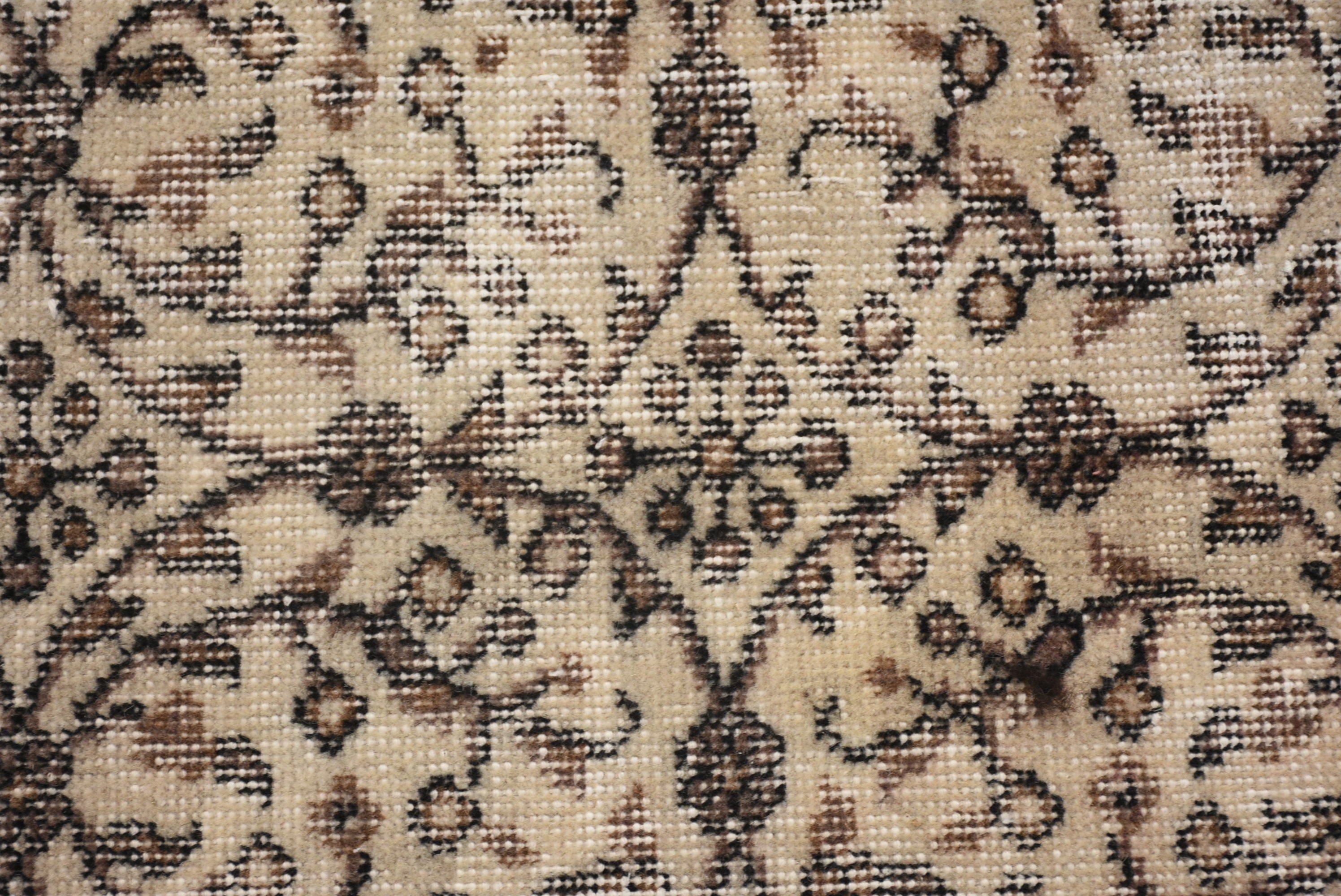 Kitchen Rugs, 3.6x6.7 ft Area Rug, Floor Rugs, Vintage Rug, Beige Home Decor Rugs, Oriental Rugs, Rugs for Living Room, Turkish Rug