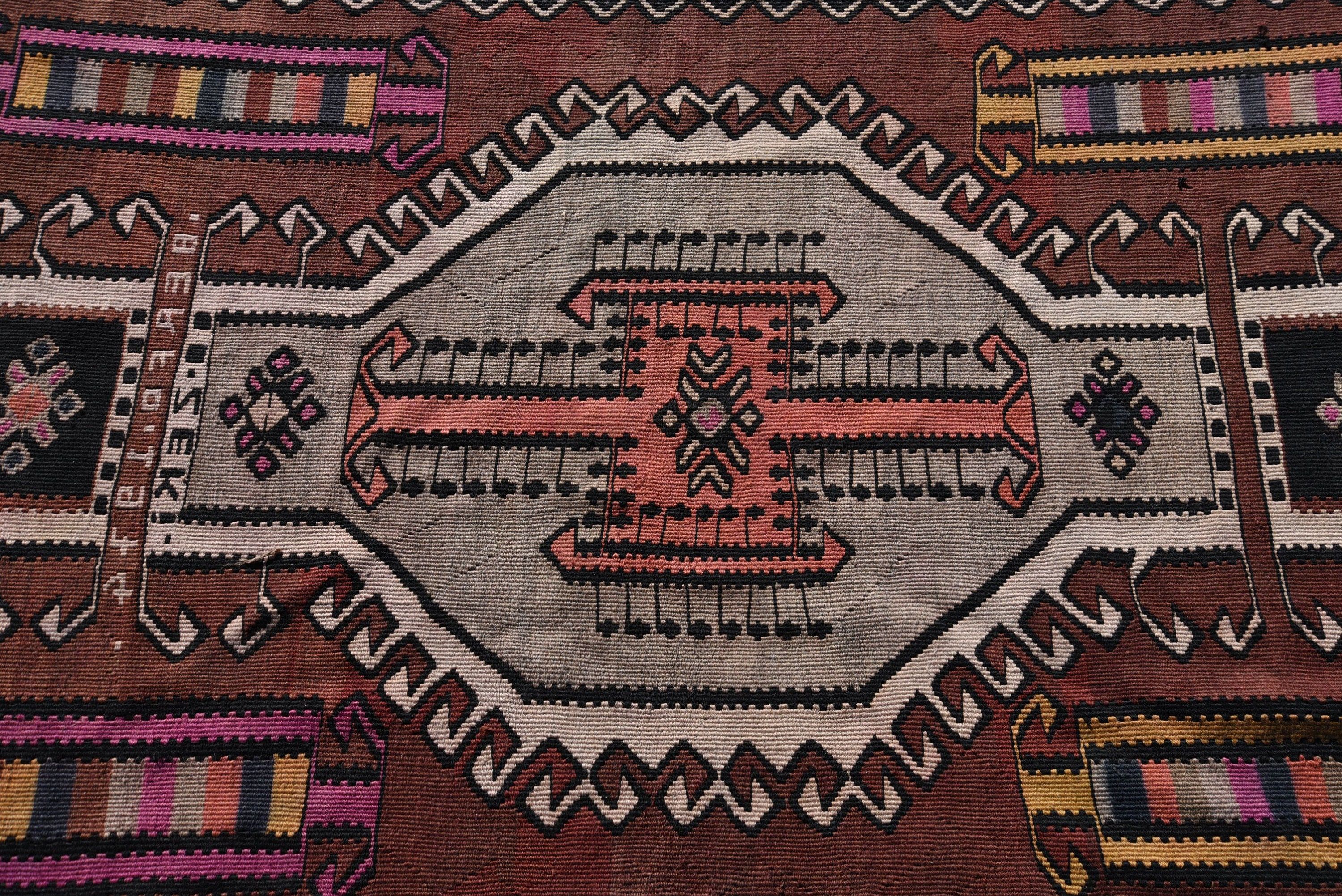 Koridor Halısı, Soğuk Halı, Kilim, Sessiz Halı, Türk Halısı, Vintage Halılar, Koridor Halıları, Vintage Dekor Halısı, Yer Halısı, 4,3x13,5 ft Yolluk Halıları