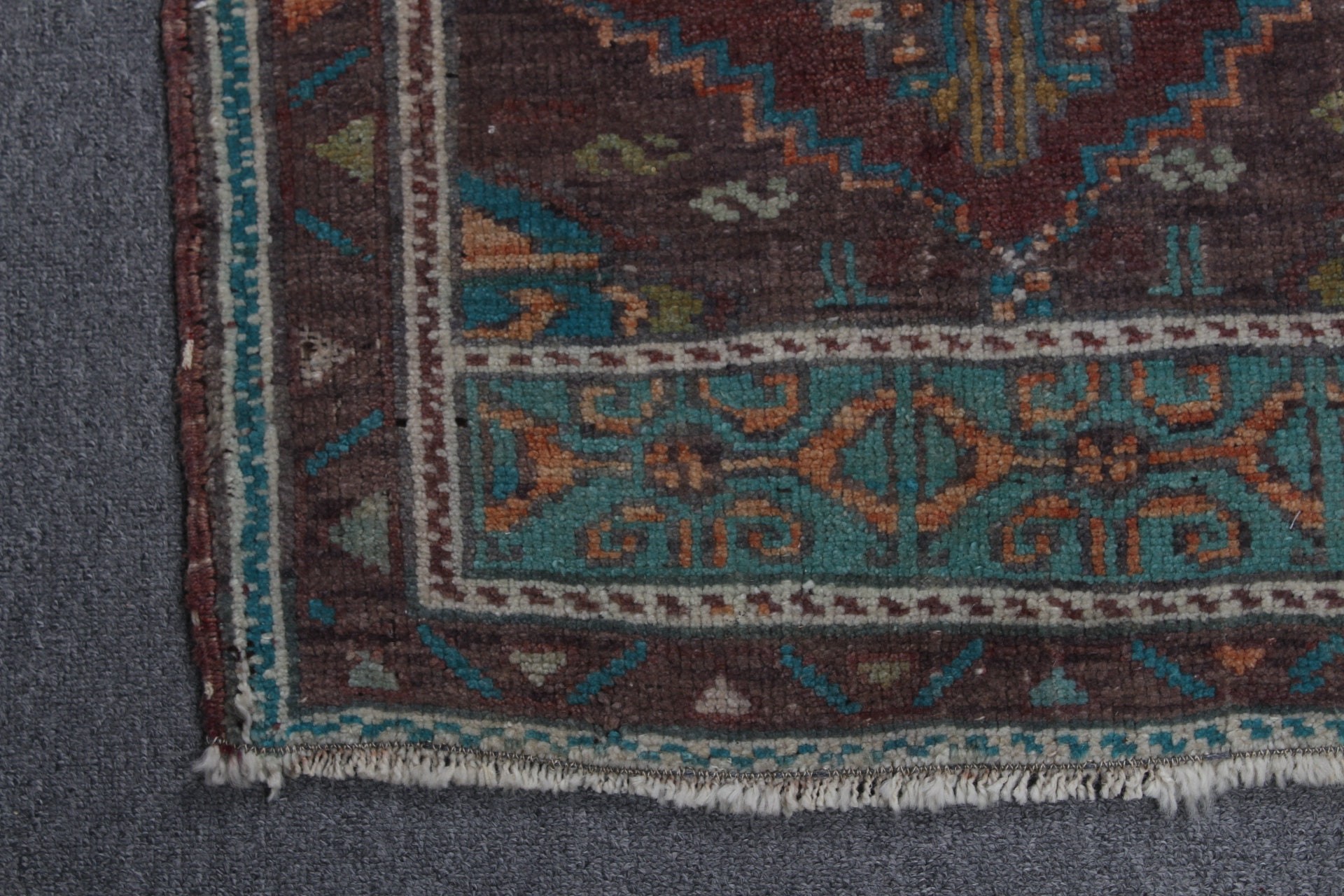 2x3,6 ft Küçük Halılar, Antika Halılar, Giriş Halıları, Yatak Odası Halısı, Vintage Halılar, Kahverengi Havalı Halılar, Mutfak Halıları, Mutfak Halıları, Türk Halısı