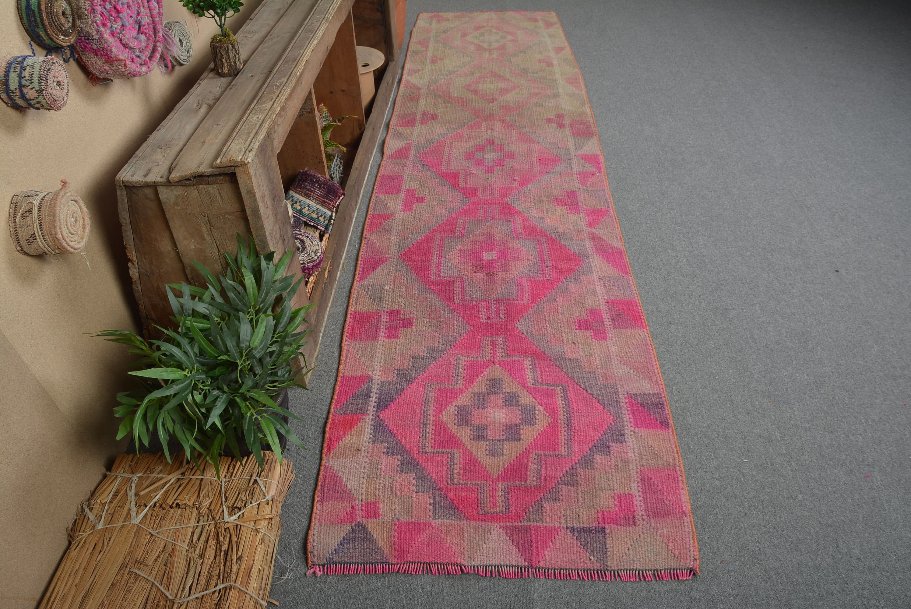 Oushak Halısı, Göçebe Halısı, Kilim, Mutfak Halıları, Koridor Halıları, Antika Halılar, Türk Halısı, 2,6x10,2 ft Yolluk Halısı, Özel Halı, Vintage Halı