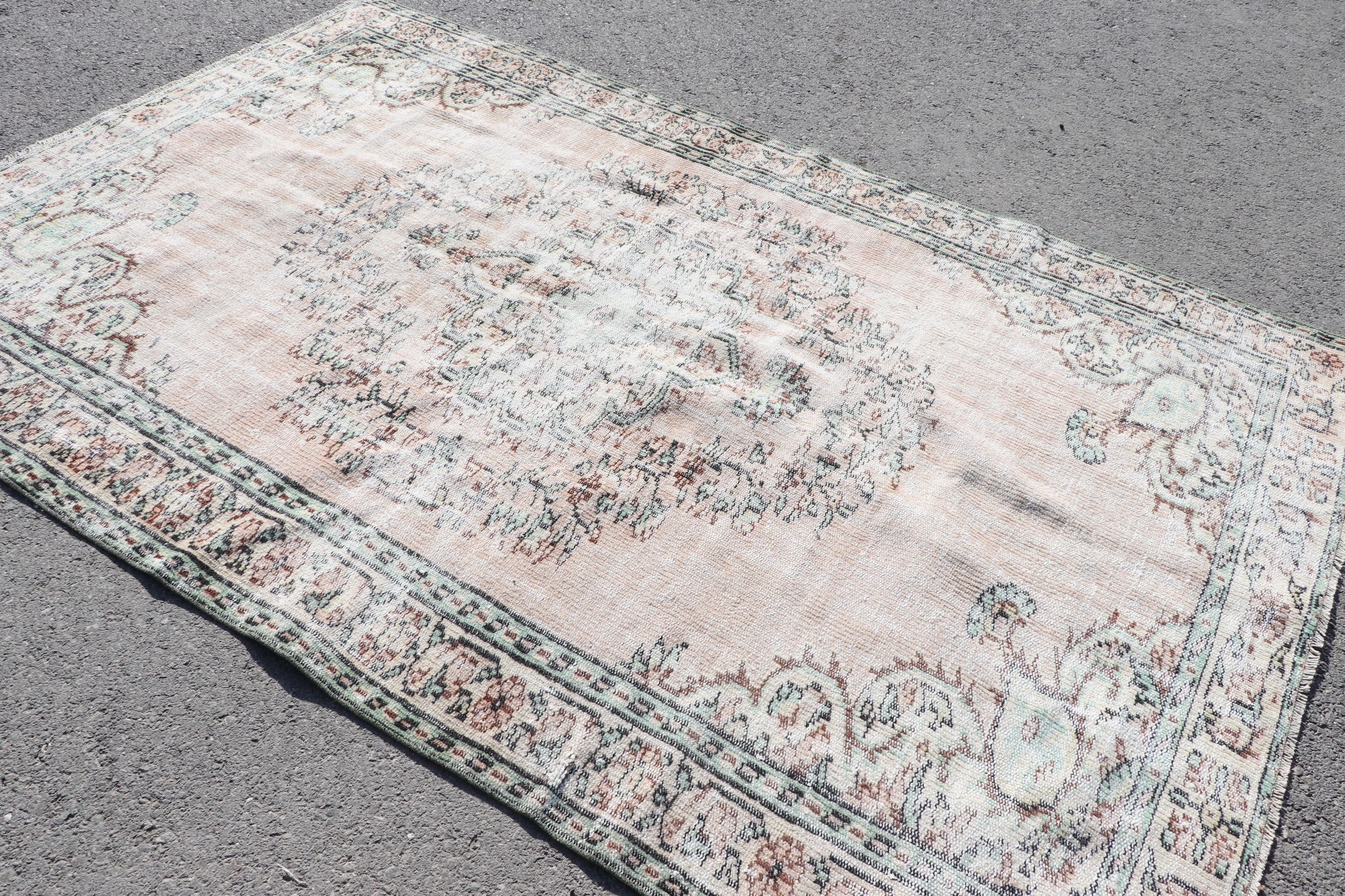 Outdoor Rug, Bedroom Rugs, Turkish Rug, Brown Oushak Rug, Vintage Rug, 5.6x8.7 ft Large Rug, Anatolian Rug, Living Room Rugs, Moroccan Rug